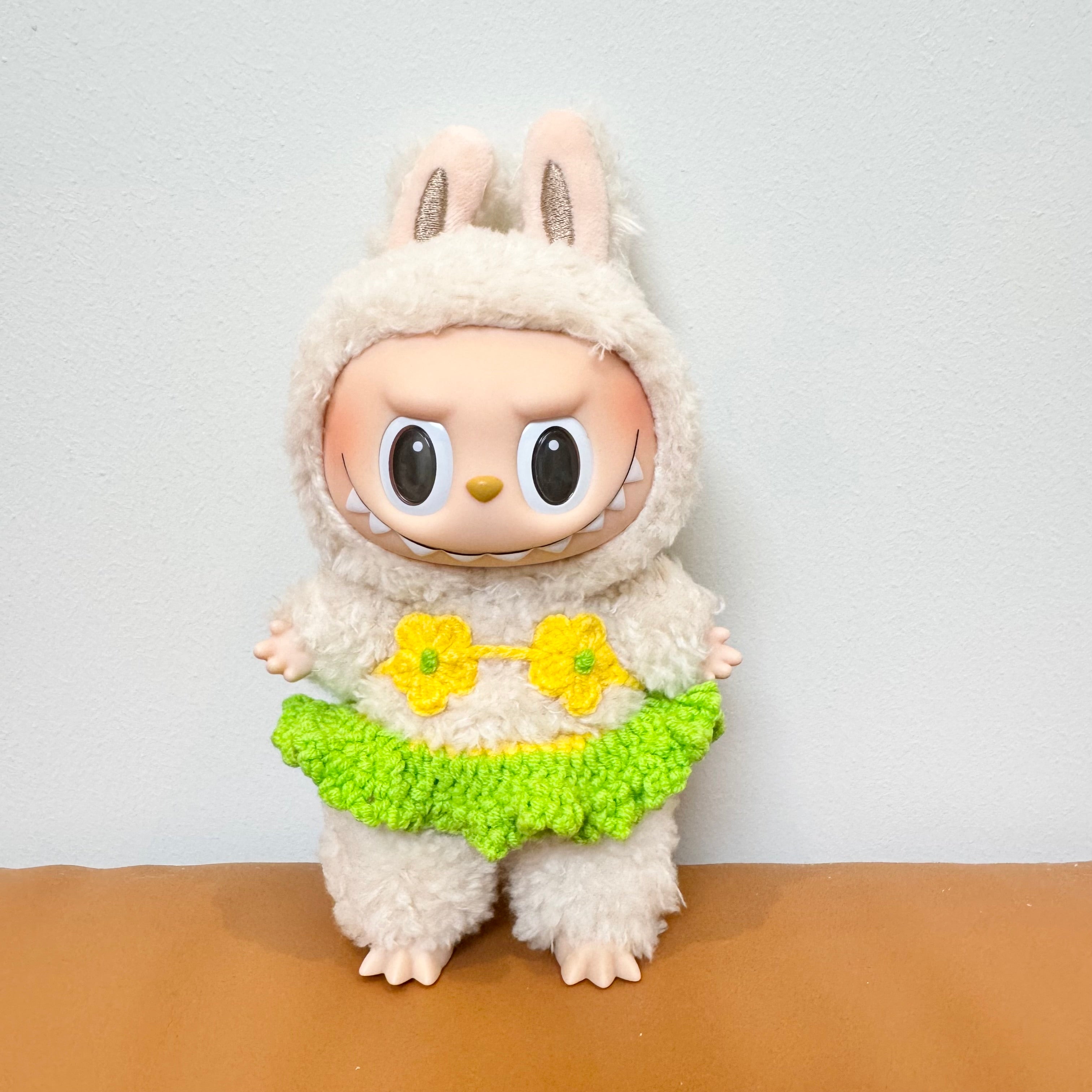 Labubu Doll Clothes - Bikini Set - Cozy Crochet Costume for 17cm Dolls