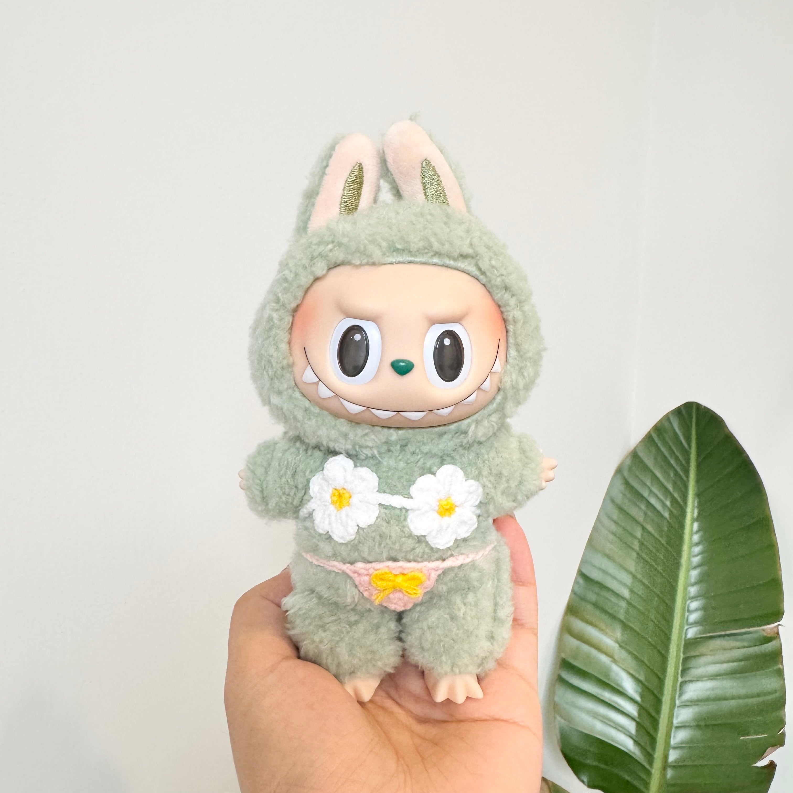 Labubu Doll Clothes - Bikini Set - Cozy Crochet Costume for 17cm Dolls