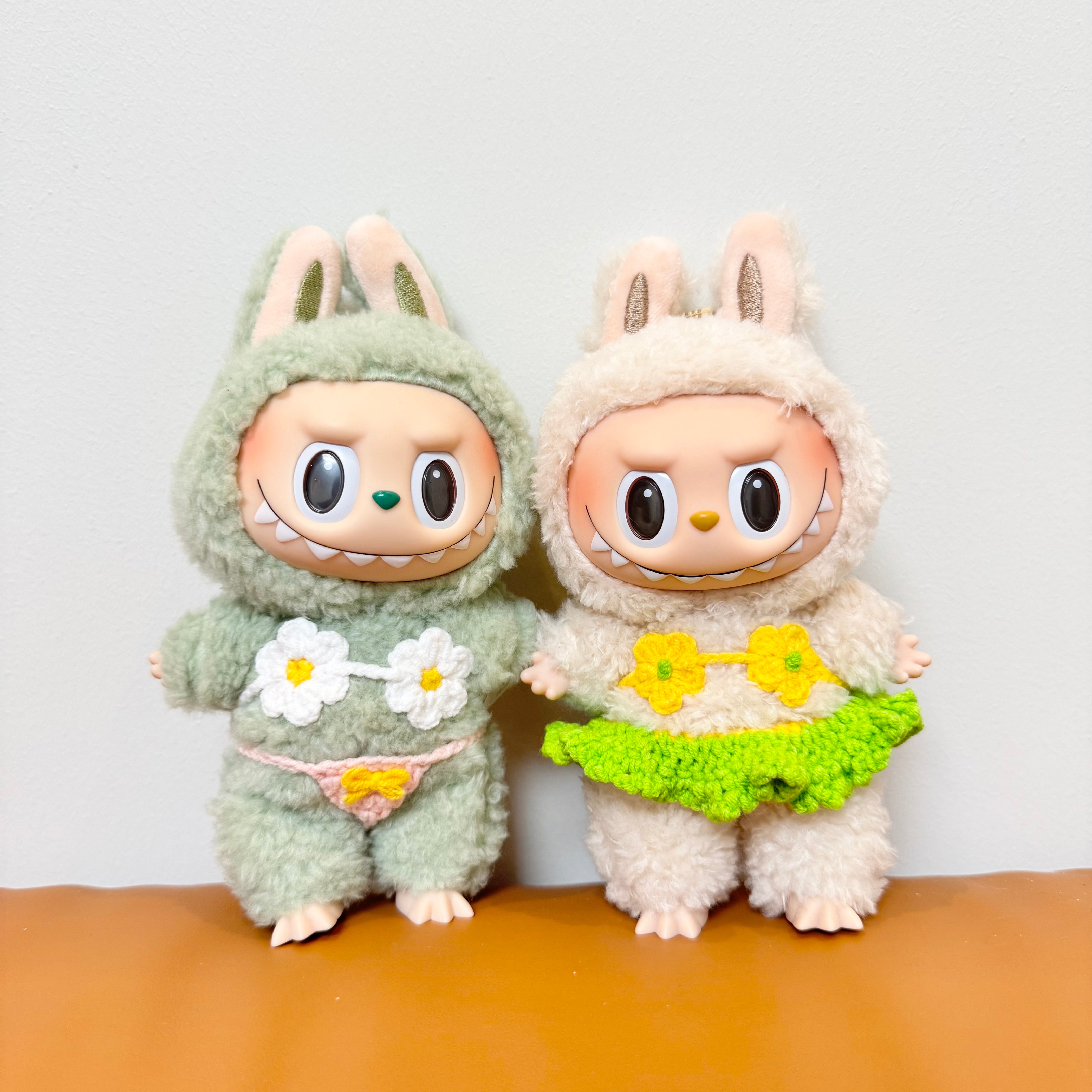 Labubu Doll Clothes - Bikini Set - Cozy Crochet Costume for 17cm Dolls