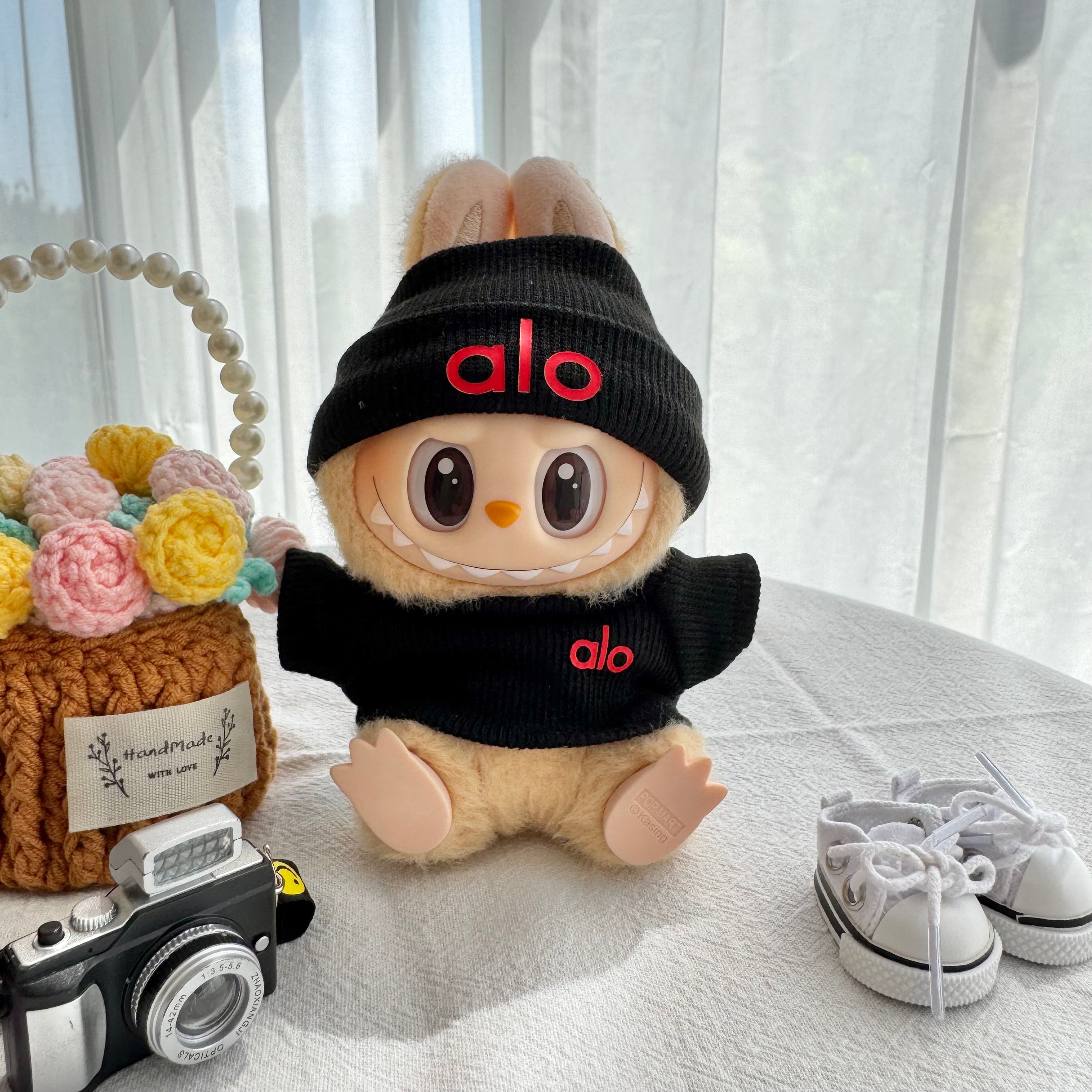 Labubu Doll Clothes - Sporty Athleisure Set - Trendy Fitness Outfit for Dolls