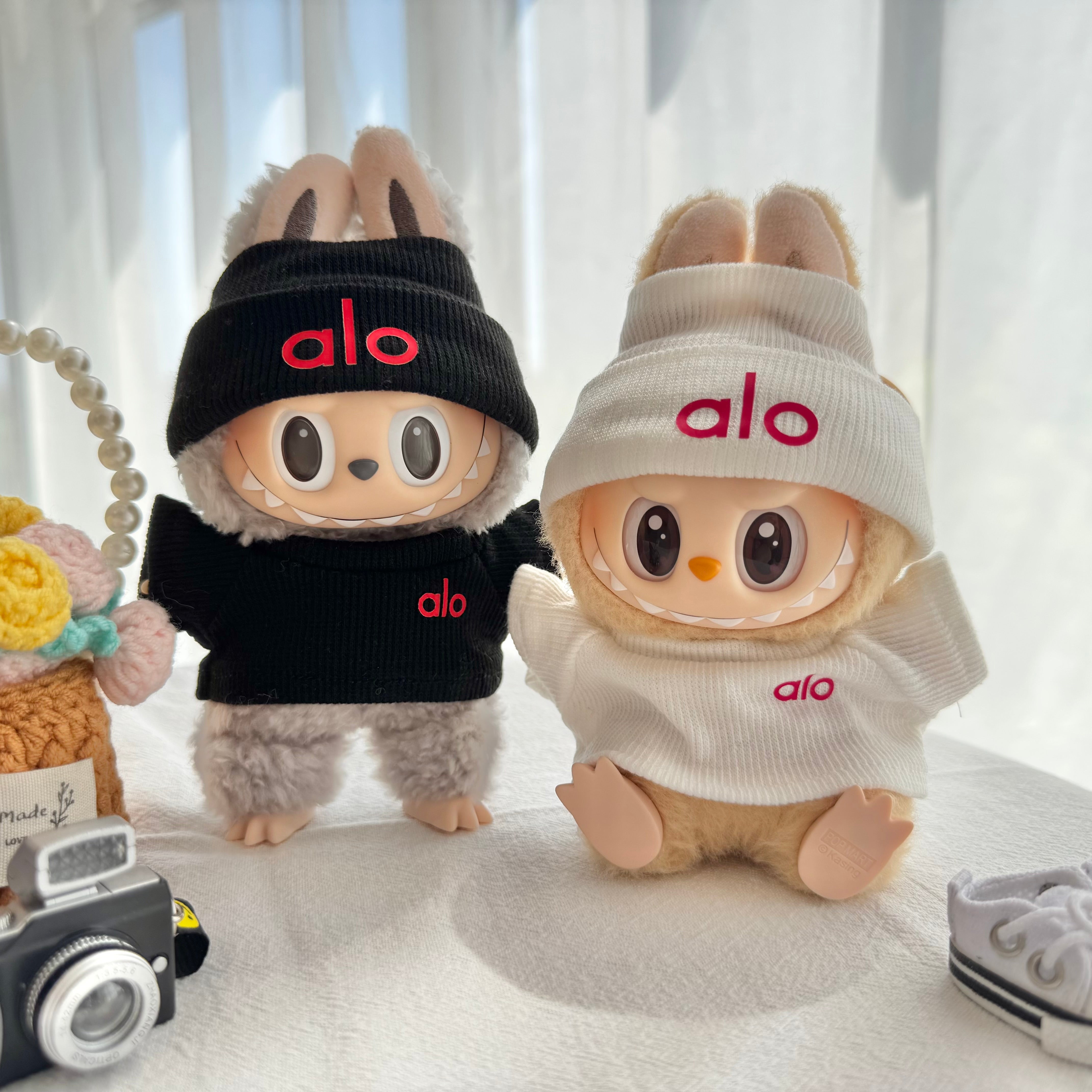 Labubu Doll Clothes - Sporty Athleisure Set - Trendy Fitness Outfit for Dolls