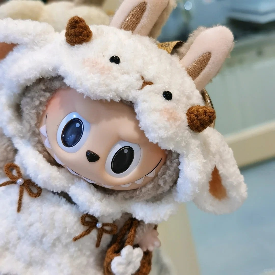 Doll Clothes - Handmade Little Sheep Outfit Set - Cozy Crochet Costume for Dolls