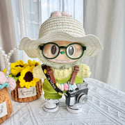 Doll Clothes - Spring Explorer Set with Straw Hat Doll Outfit