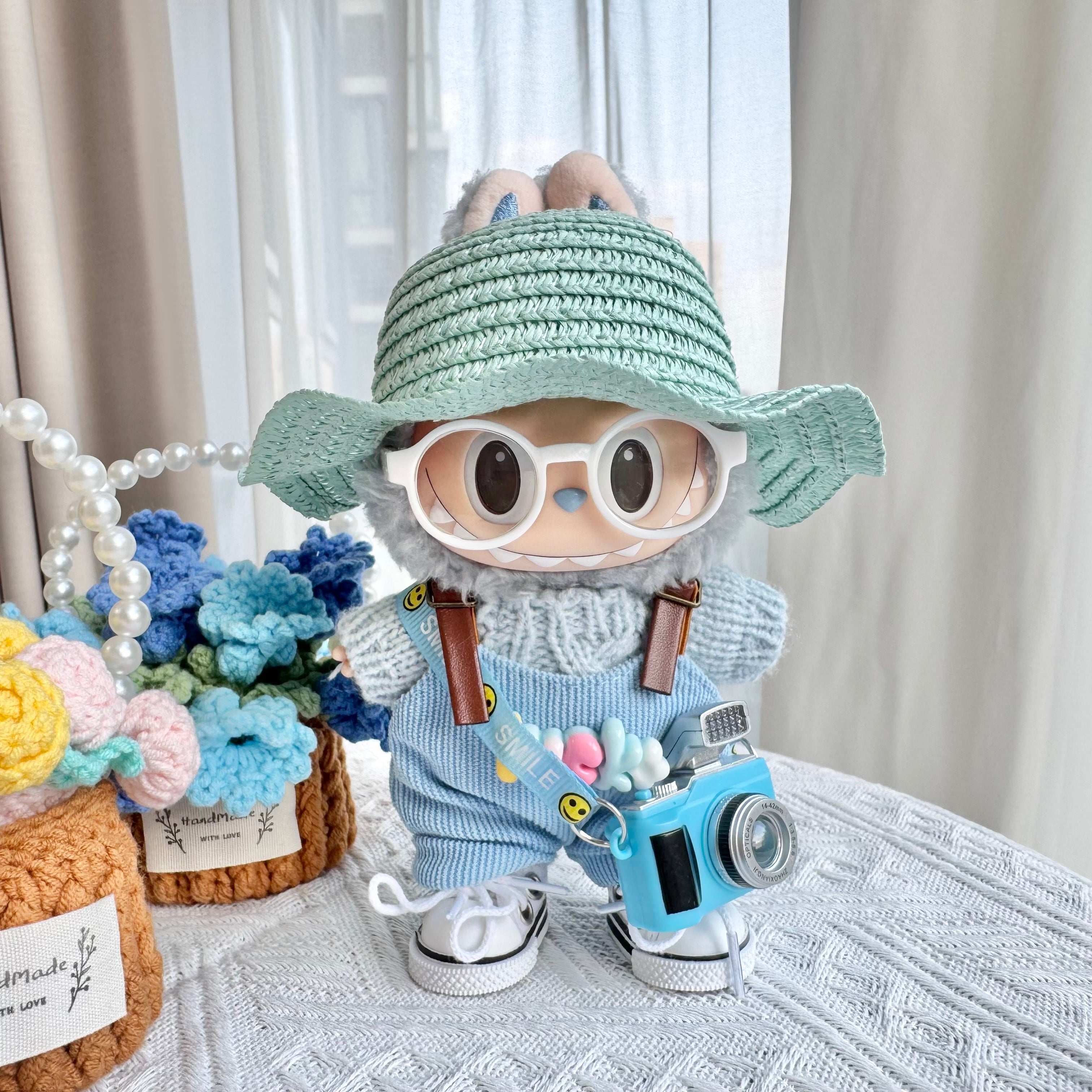 Doll Clothes - Lucky Summer Cool Blue Set Doll Outfit