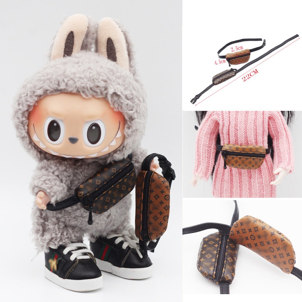 Doll Accessories - Luxury Style Mini Hip Pack for Dolls - 3 Colors