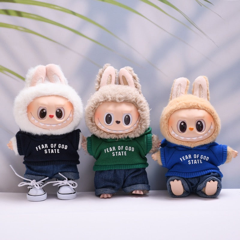 Doll Clothes - Luxury Style Streetwear Set Doll Outfit