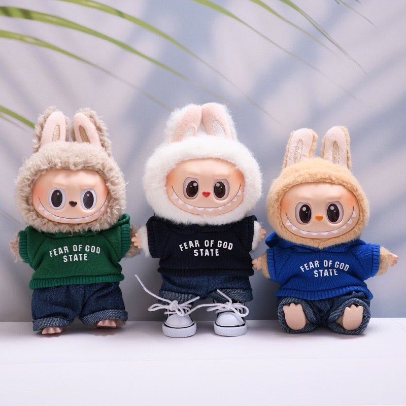 Doll Clothes - Luxury Style Streetwear Set Doll Outfit