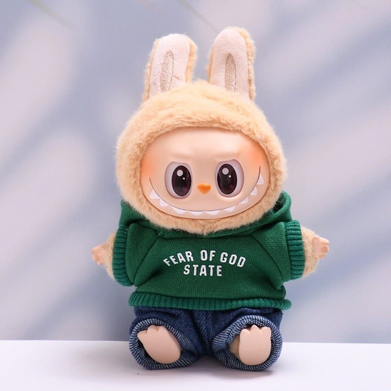 Doll Clothes - Luxury Style Streetwear Set Doll Outfit