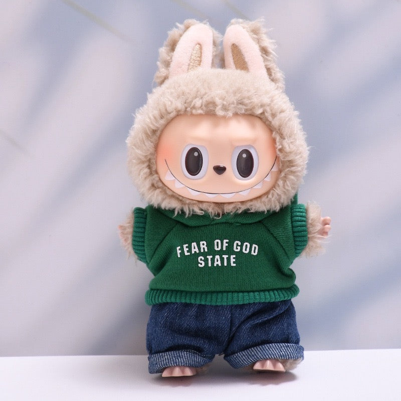 Doll Clothes - Luxury Style Streetwear Set Doll Outfit