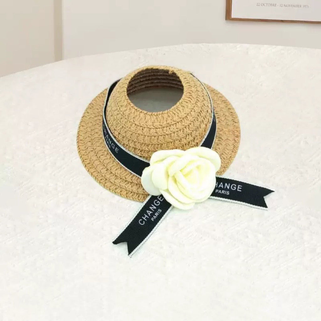Doll Accessories - Elegant Straw Hat Decor for Dolls - 4 Colors
