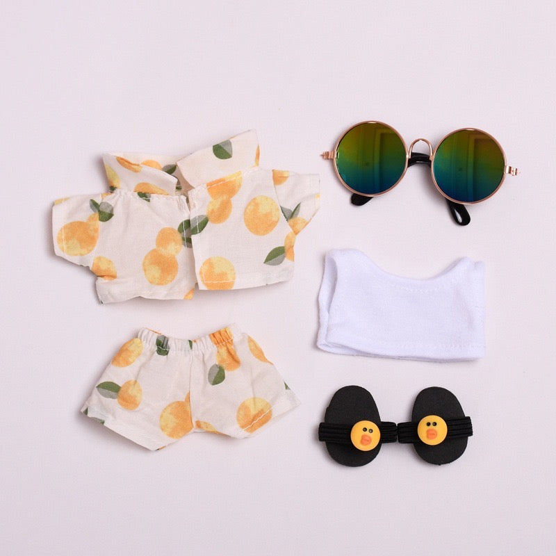 Doll Clothes - Summer Beach Themed Outfit Sets - 3 Styles