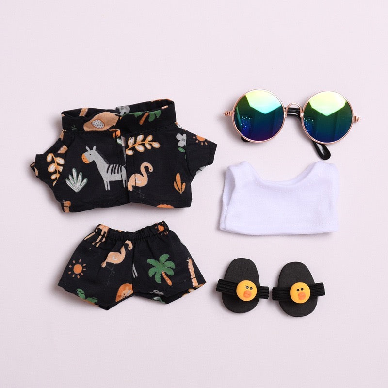 Doll Clothes - Summer Beach Themed Outfit Sets - 3 Styles