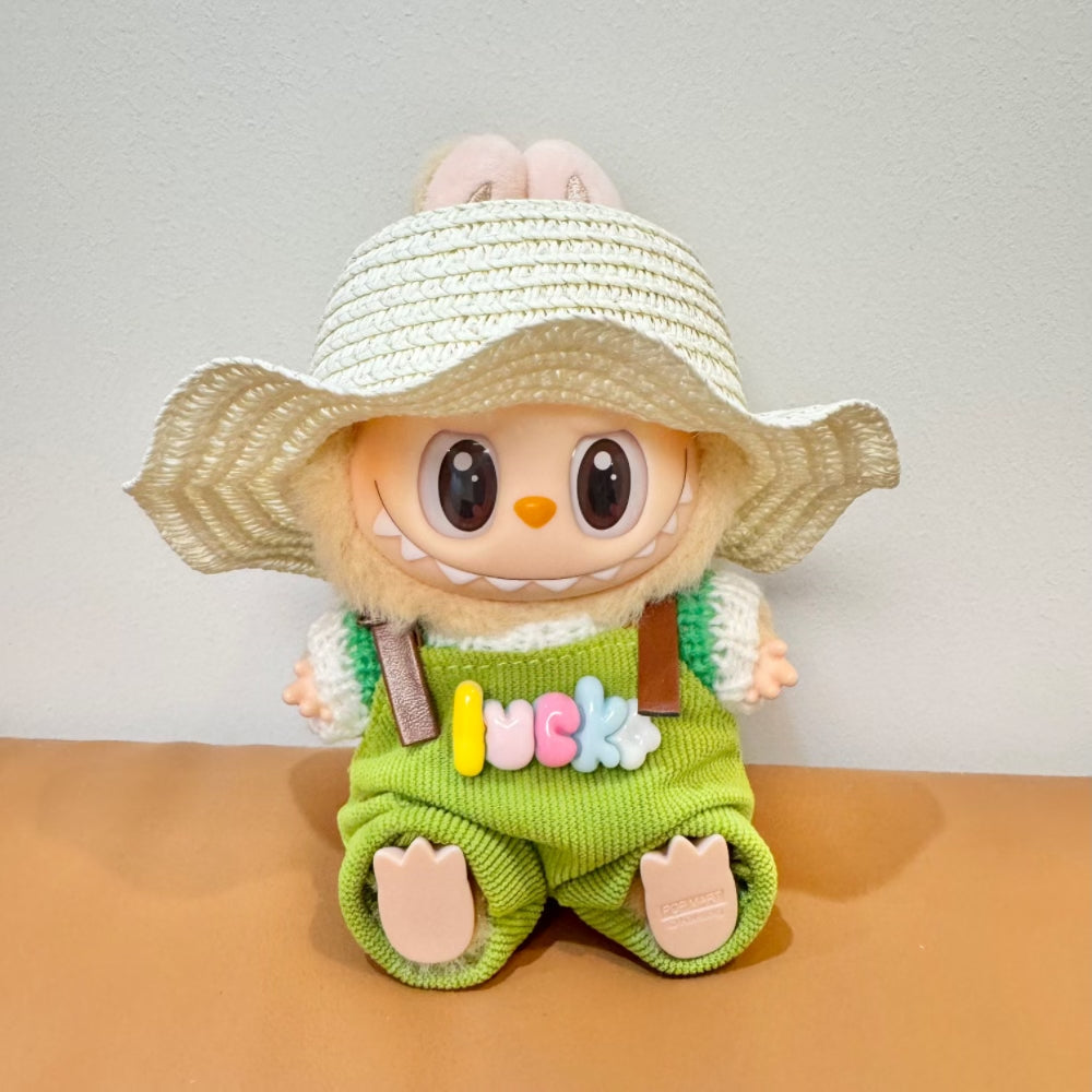 Doll Clothes - Spring Explorer Set with Straw Hat Doll Outfit