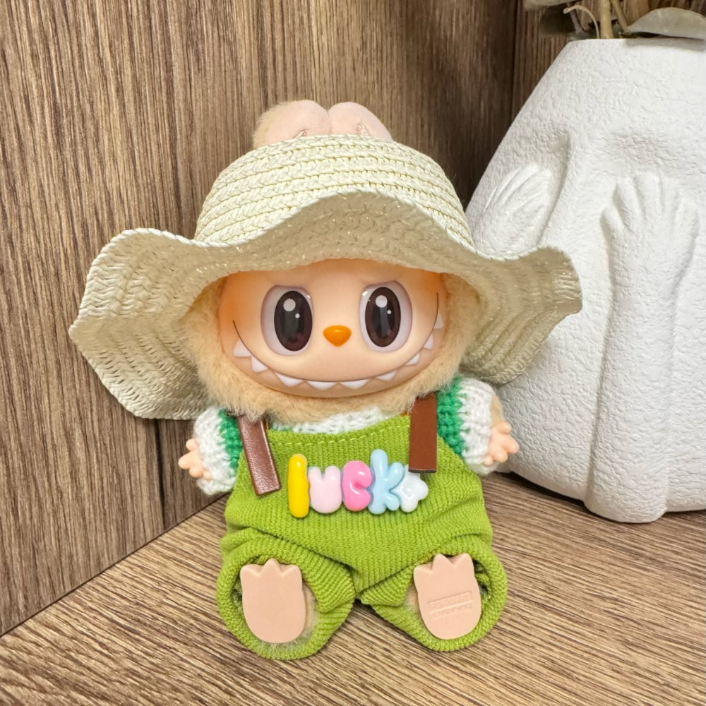 Doll Clothes - Spring Explorer Set with Straw Hat Doll Outfit
