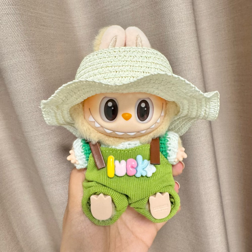 Doll Clothes - Spring Explorer Set with Straw Hat Doll Outfit