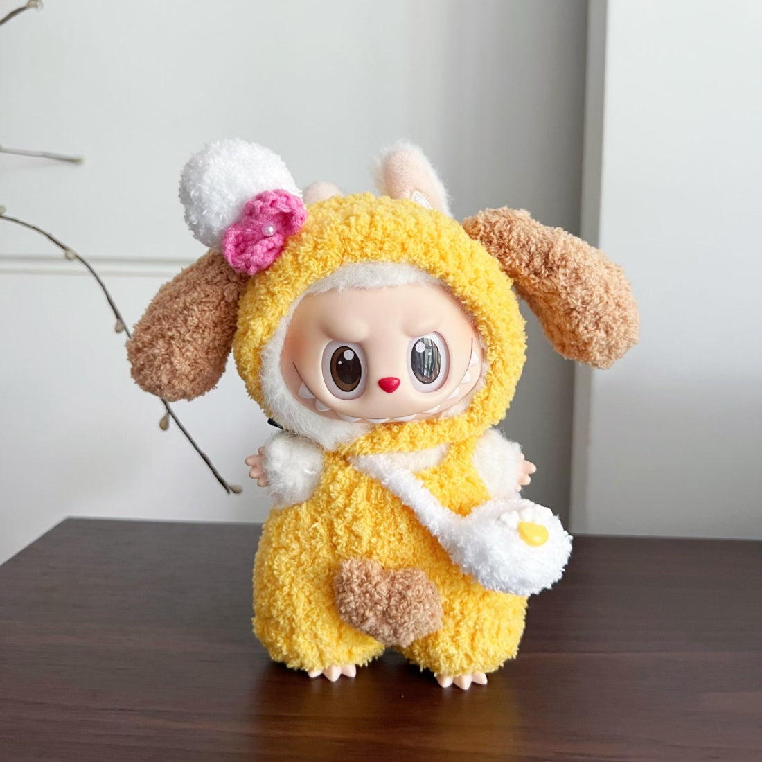 Labubu Doll Clothes Set for 6.7 Inches Dolls - Handmade Crochet Doll Outfit