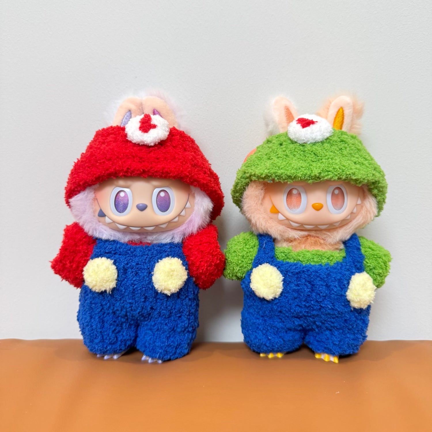 Doll Clothes - Handmade "Super Mario" Inspired Outfit - Cozy Crochet Costume for Dolls