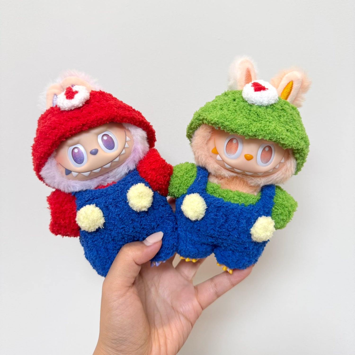 Labubu Doll Clothes Set for 6.7 Inches Dolls - Handmade Crochet Doll Outfit