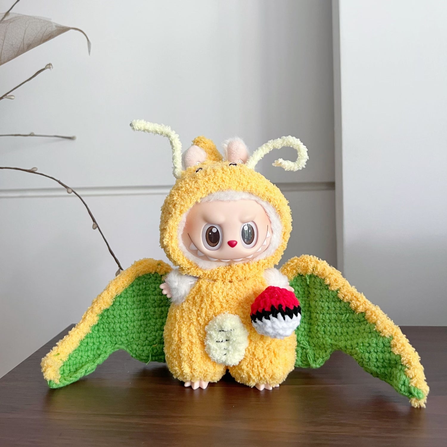 Labubu Doll Clothes Set for 6.7 Inches Dolls - Handmade Crochet Doll Outfit