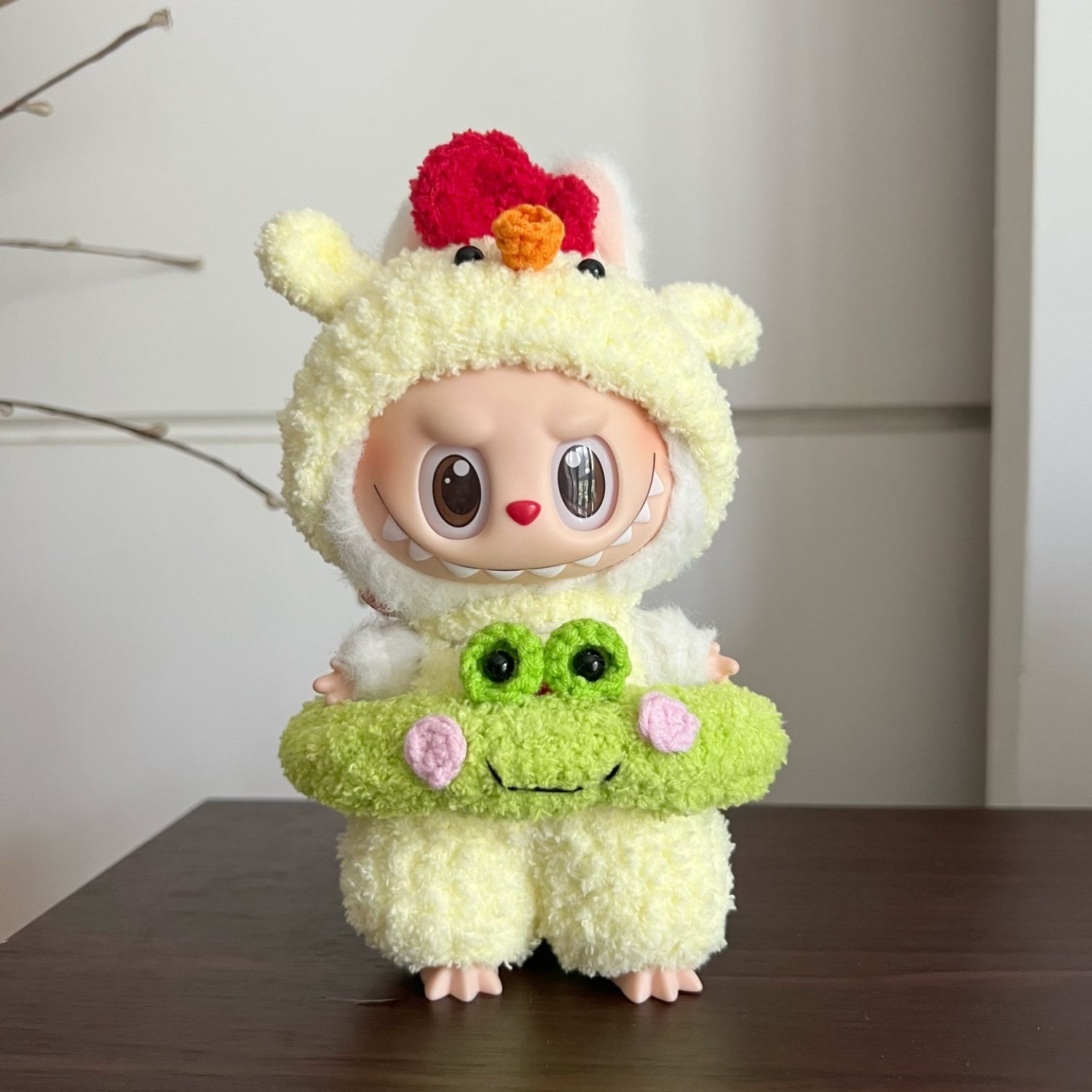 Labubu Doll Clothes Set for 6.7 Inches Dolls - Handmade Crochet Doll Outfit