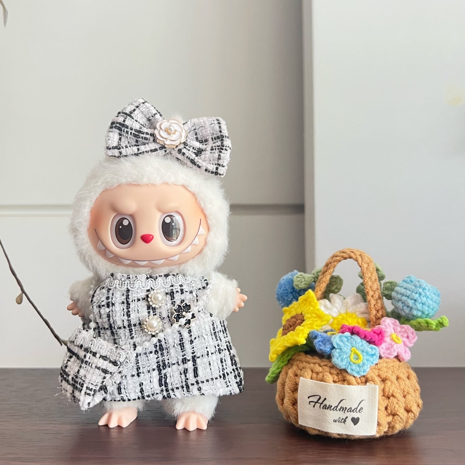 Labubu Doll Fashion Clothes Set - Suitable for 6.7 Inches Doll (No Doll)