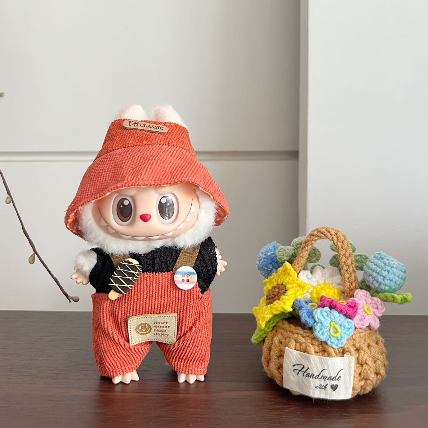 Labubu Doll Fashion Clothes Set - Suitable for 6.7 Inches Doll (No Doll)