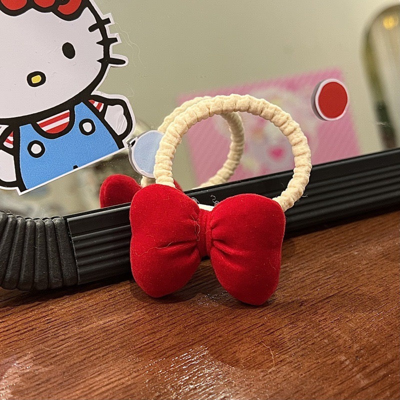 Doll Clothes - Strawberry Bow Fresh Style - 6 Piece Cutie Doll Outfit Set