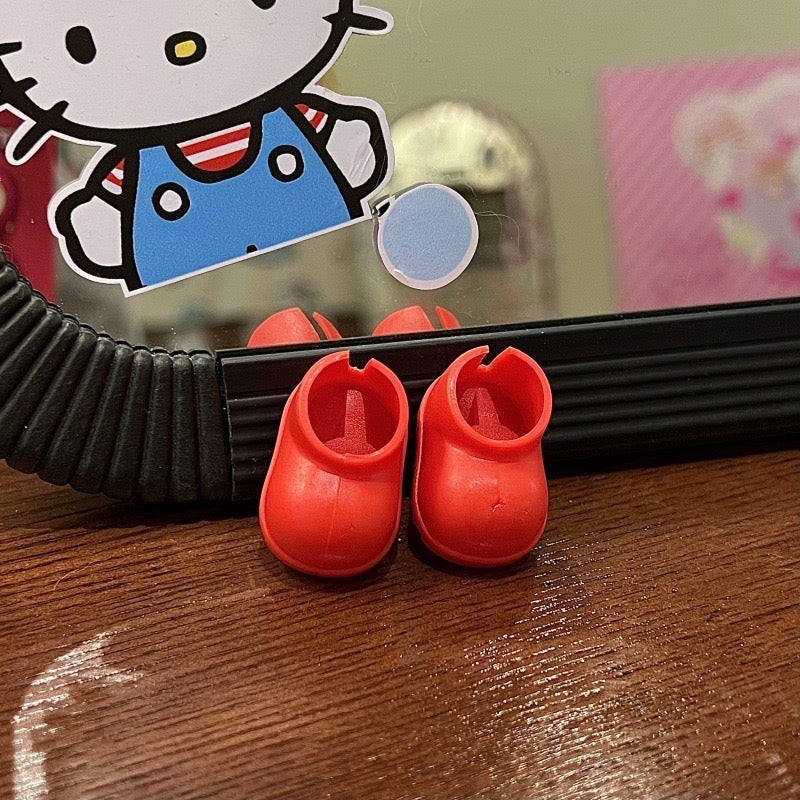 Doll Clothes - Strawberry Bow Fresh Style - 6 Piece Cutie Doll Outfit Set