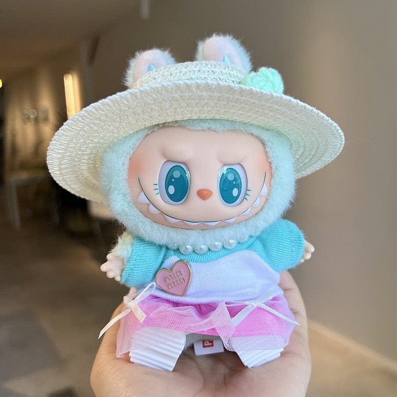 Doll Clothes - Pastel Garden Party with Tutu Skirt 5 - Piece Outfit Set