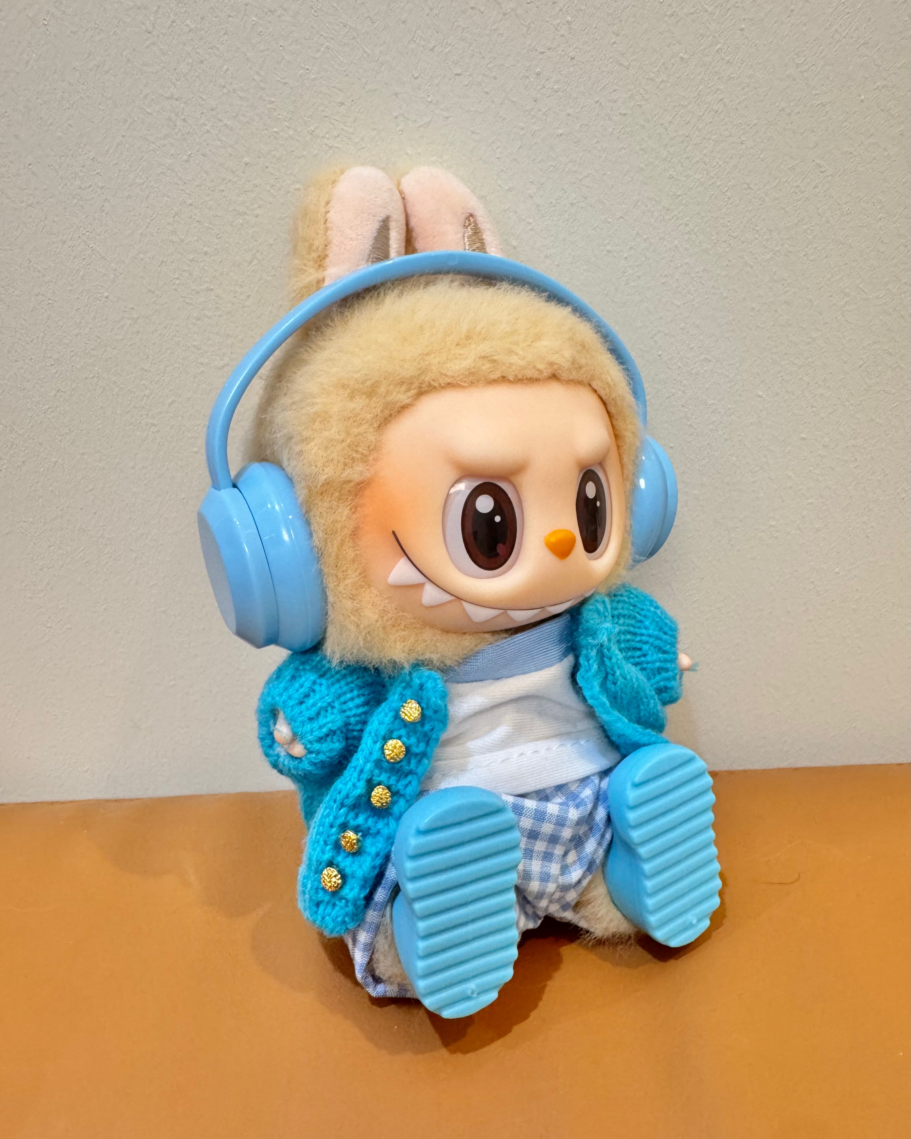 Labubu Doll Clothes - Preppy Music Enthusiast Outfit Set Doll Outfit