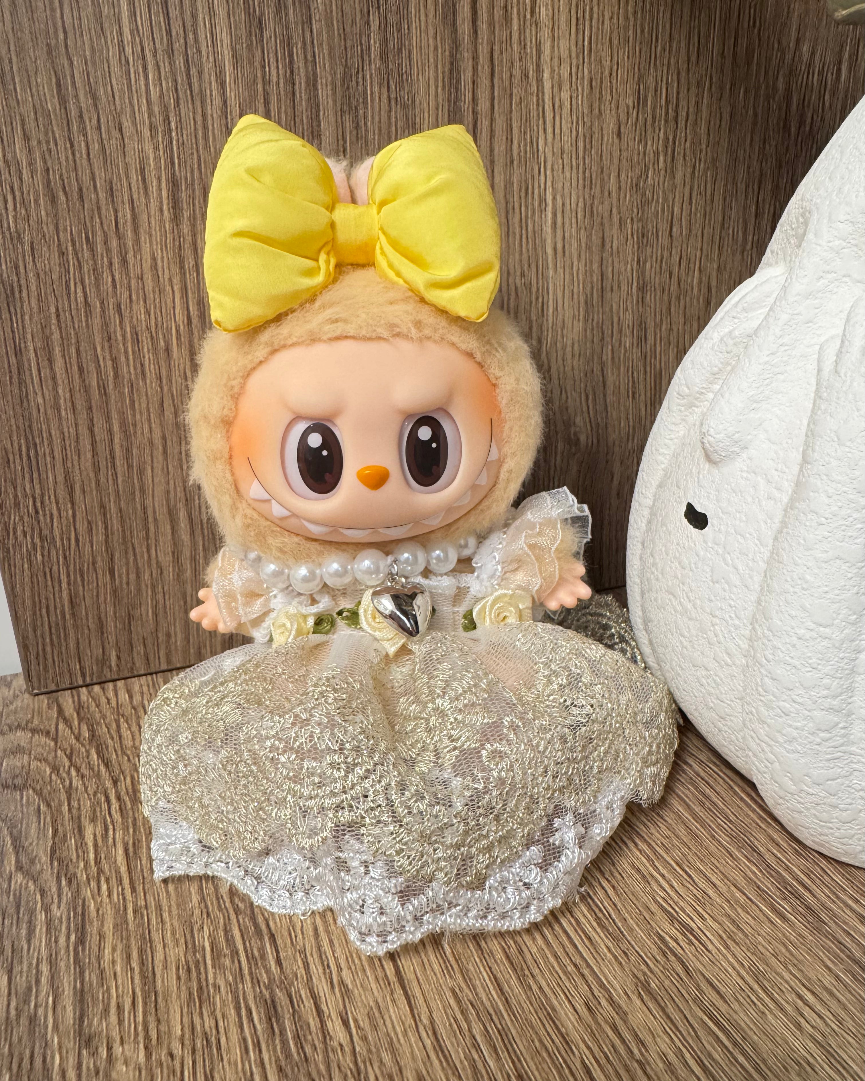 Doll Clothes - Elegant Princess Set in Lace Trimmed Dress Doll Outfit