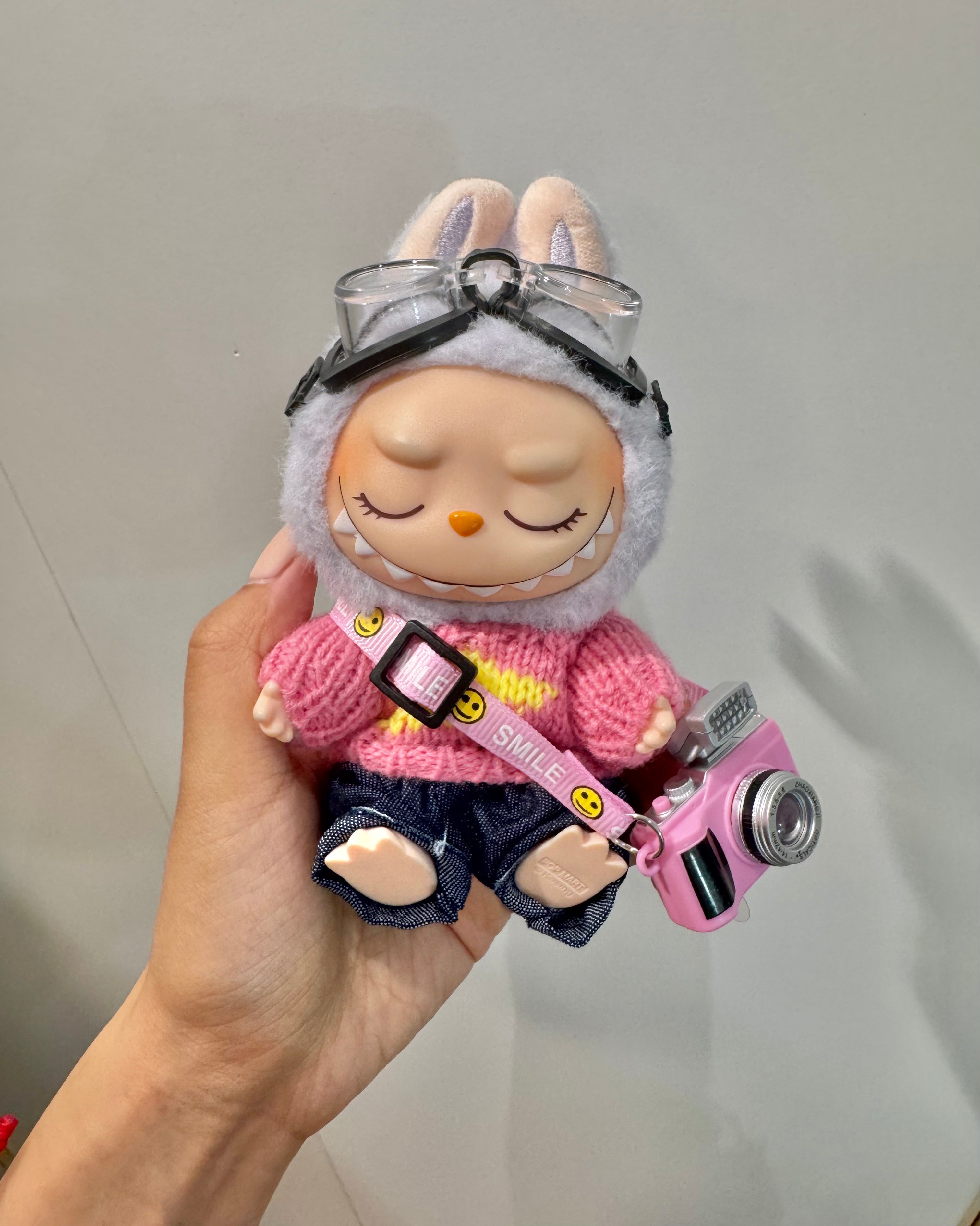 Doll Clothes - Pink Photographer Outfit Set Doll Outfit