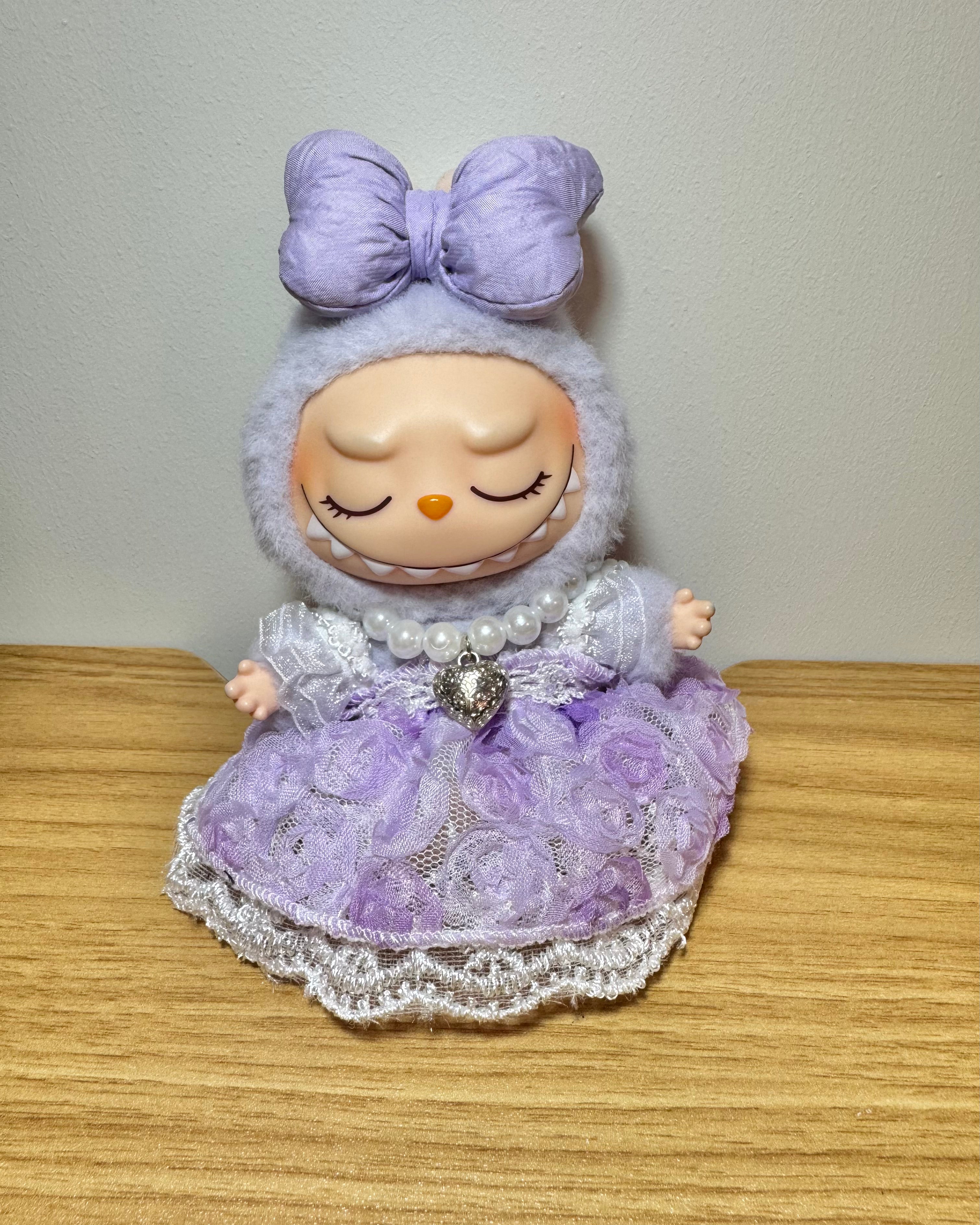 Doll Clothes - Lavender Princess Dress Set Doll Outfit