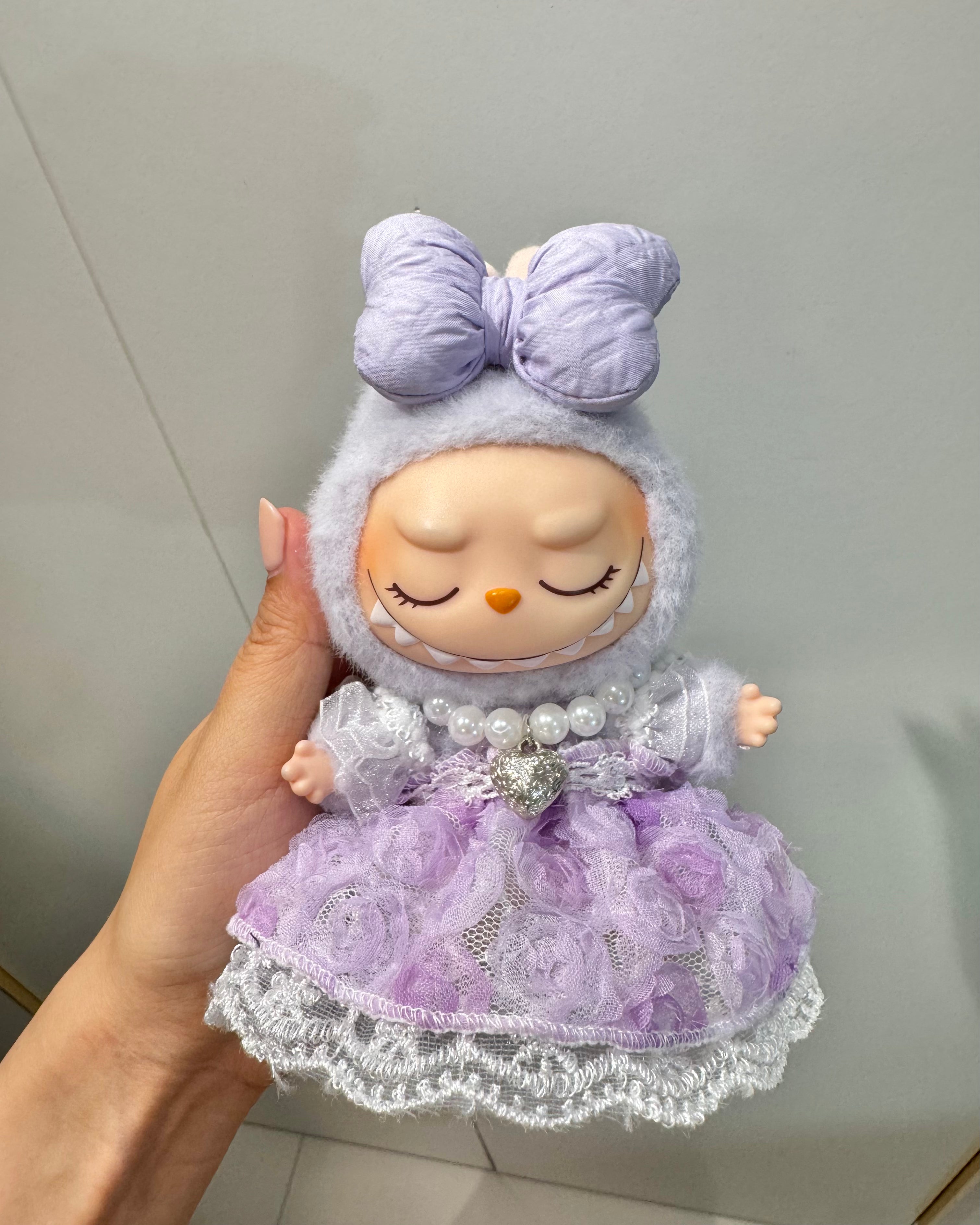 Doll Clothes - Lavender Princess Dress Set Doll Outfit