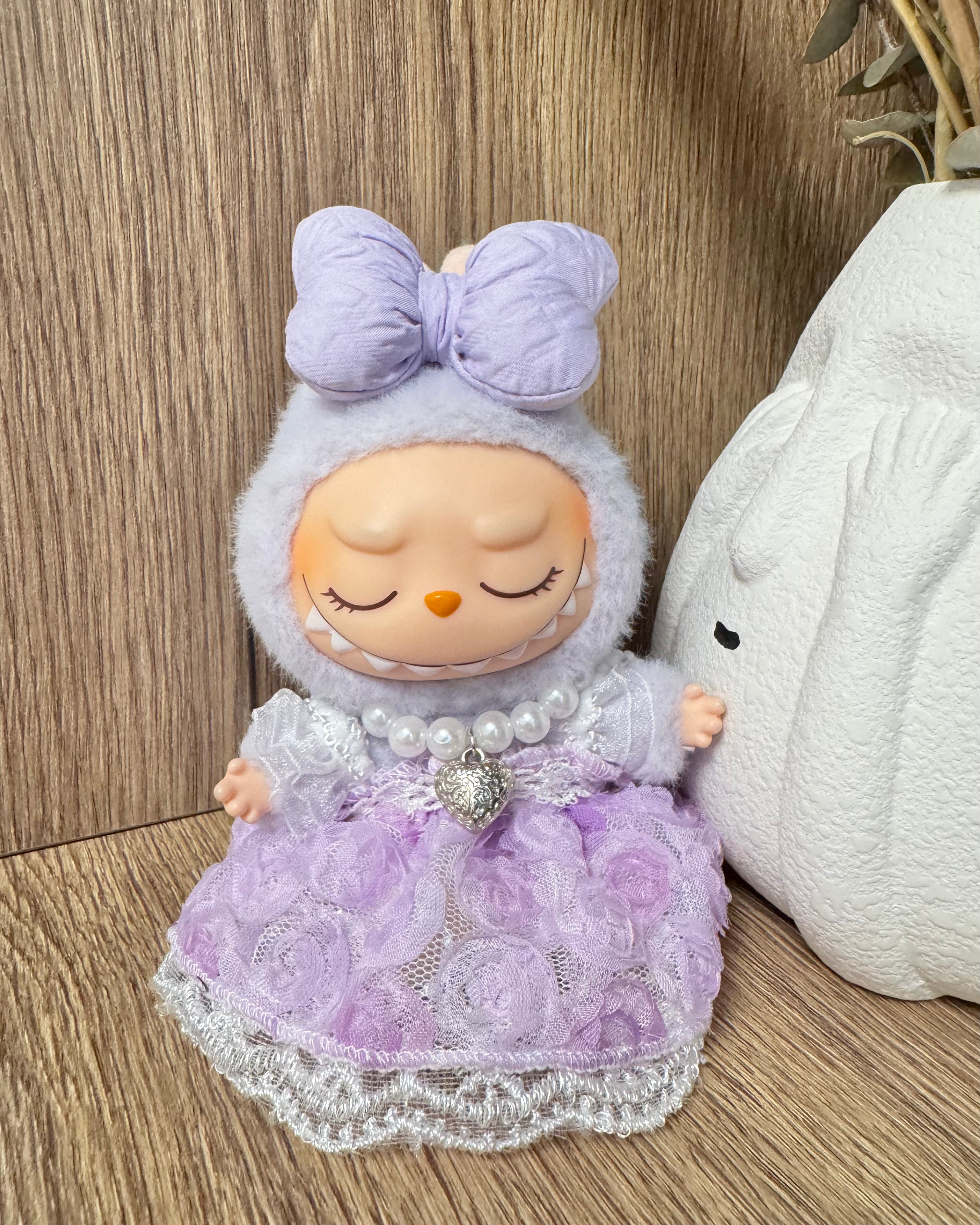 Doll Clothes - Lavender Princess Dress Set Doll Outfit