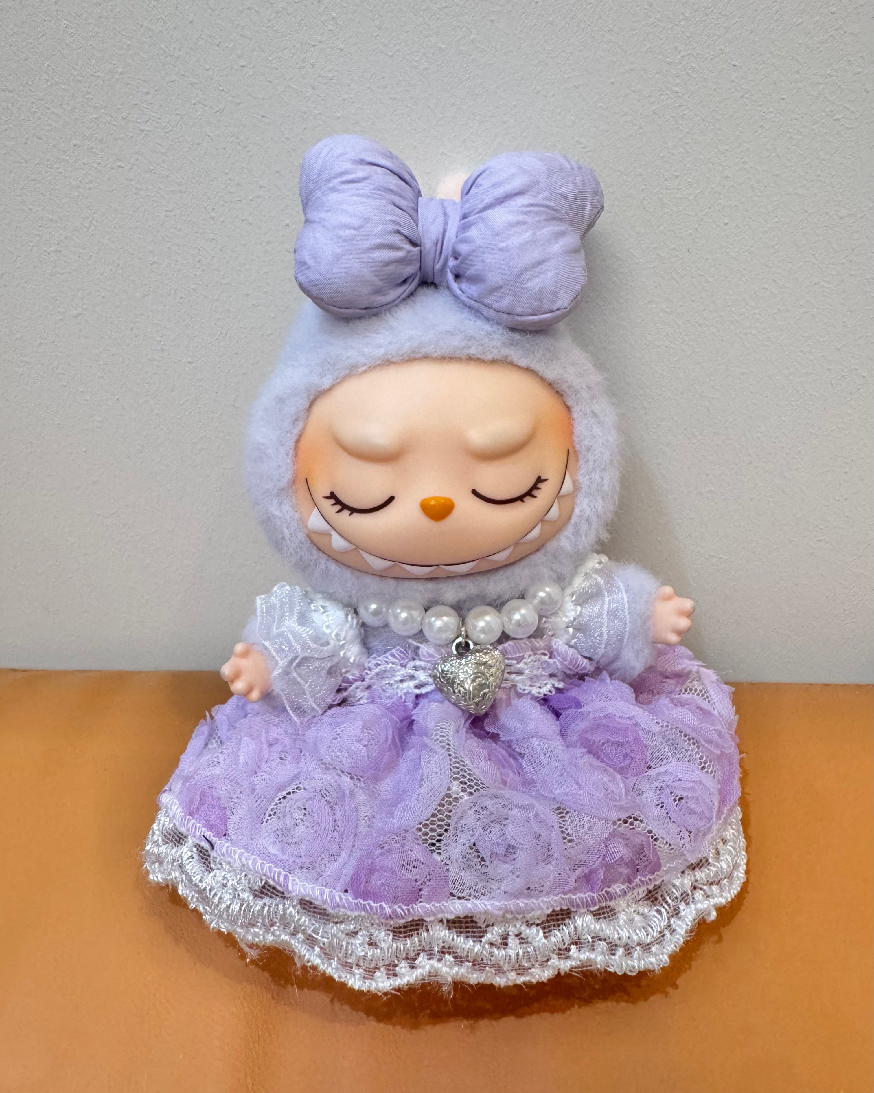 Doll Clothes - Lavender Princess Dress Set Doll Outfit