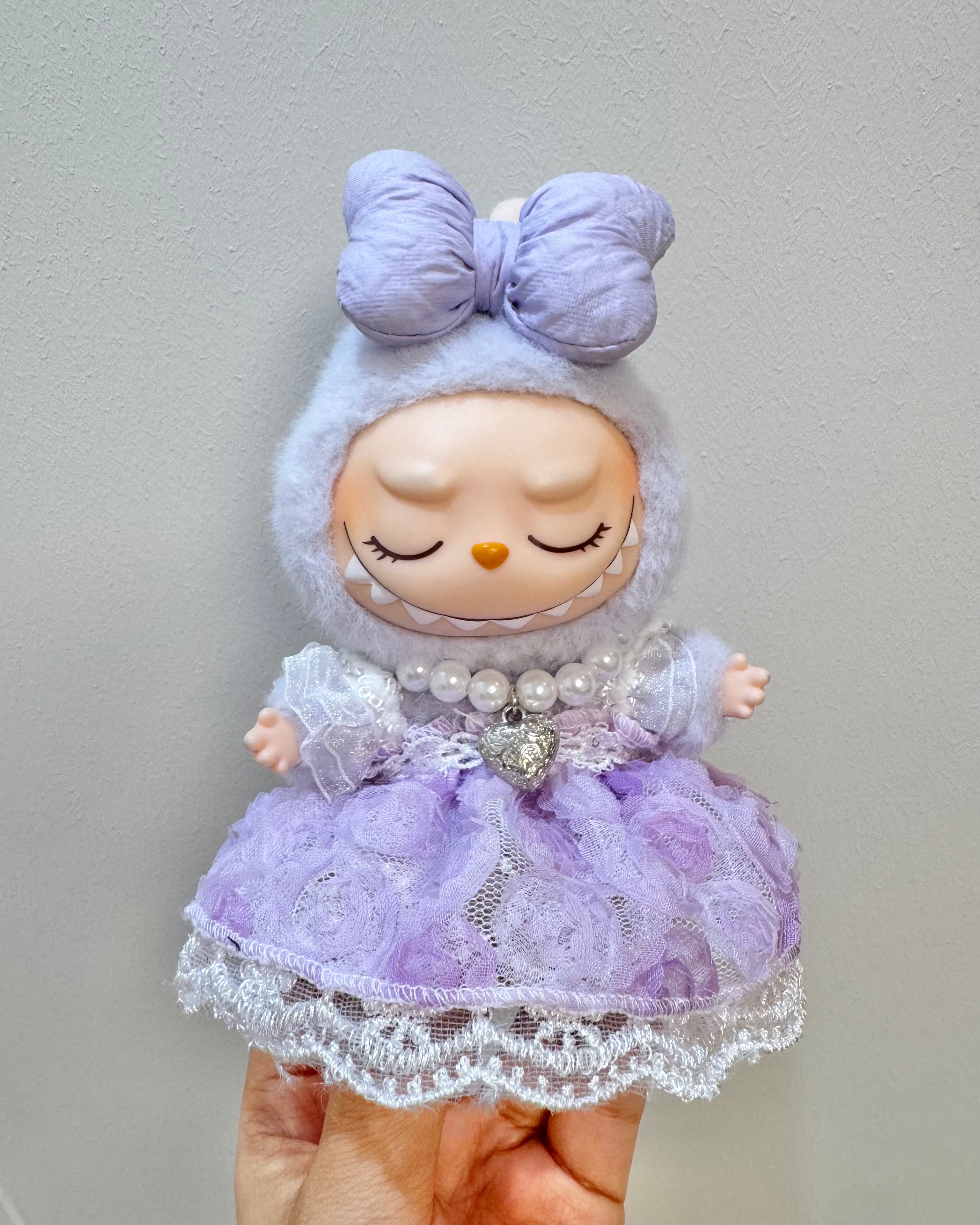 Doll Clothes - Lavender Princess Dress Set Doll Outfit
