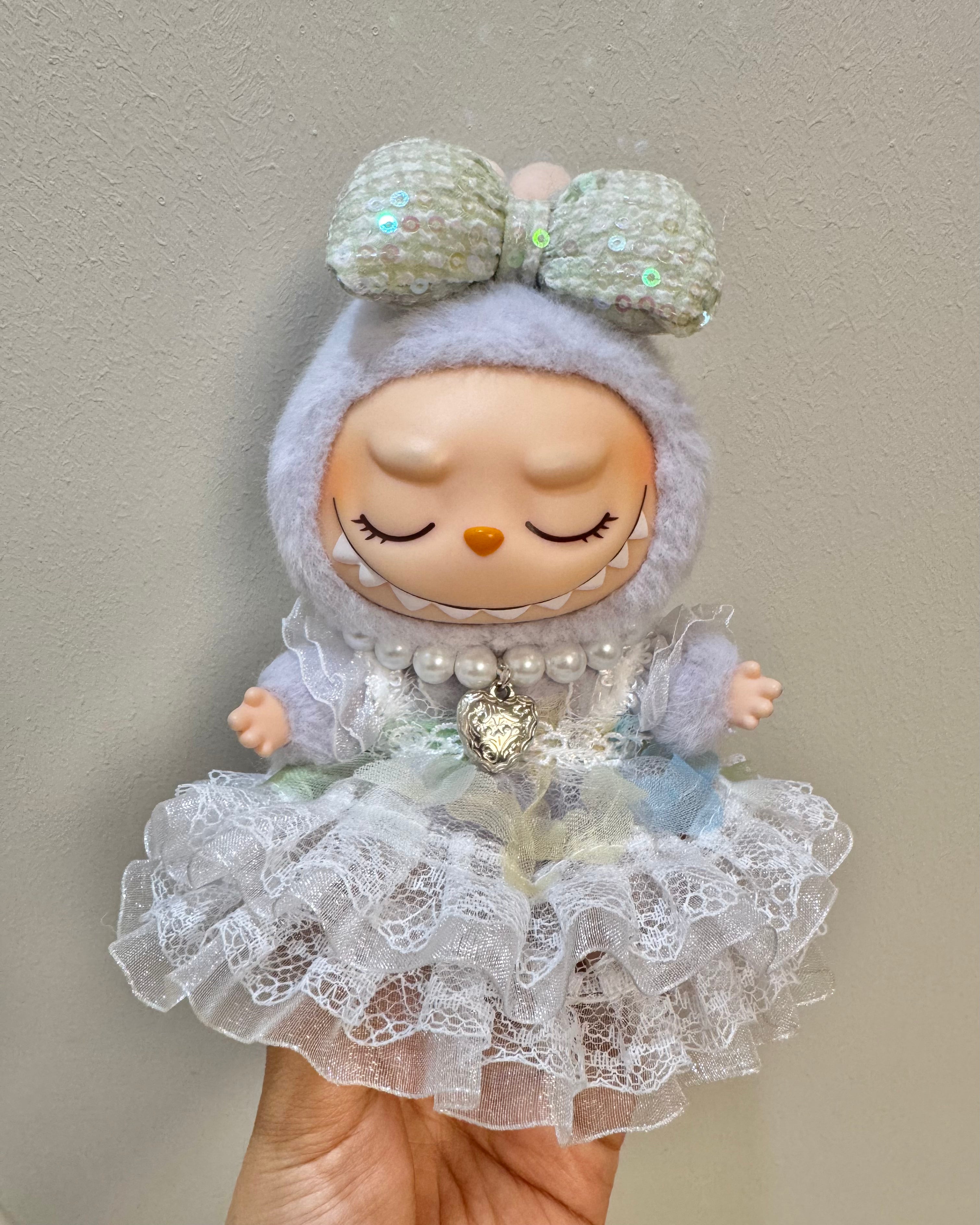 Doll Clothes - Elegant Lace Princess Dress Set Doll Outfit