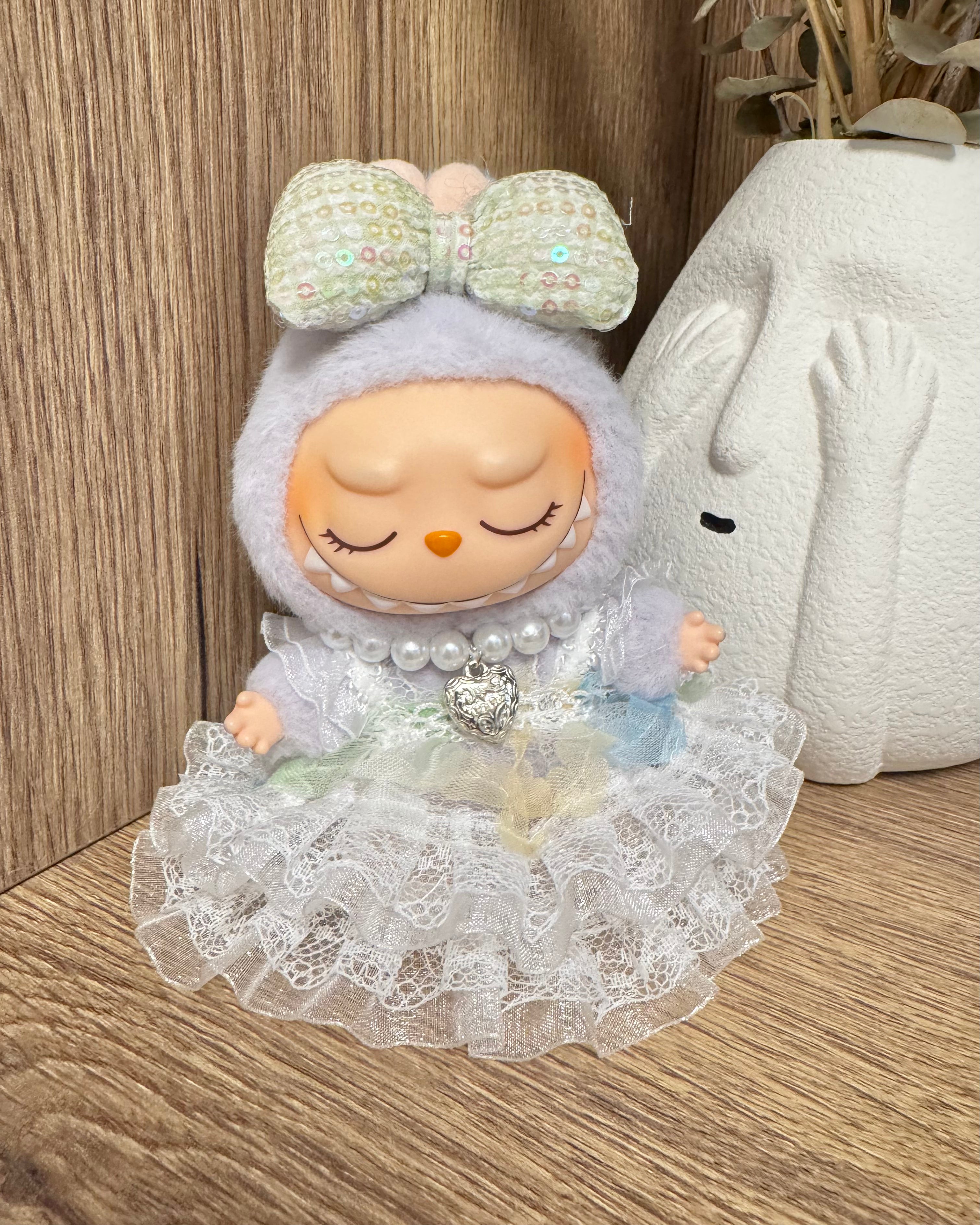 Doll Clothes - Elegant Lace Princess Dress Set Doll Outfit