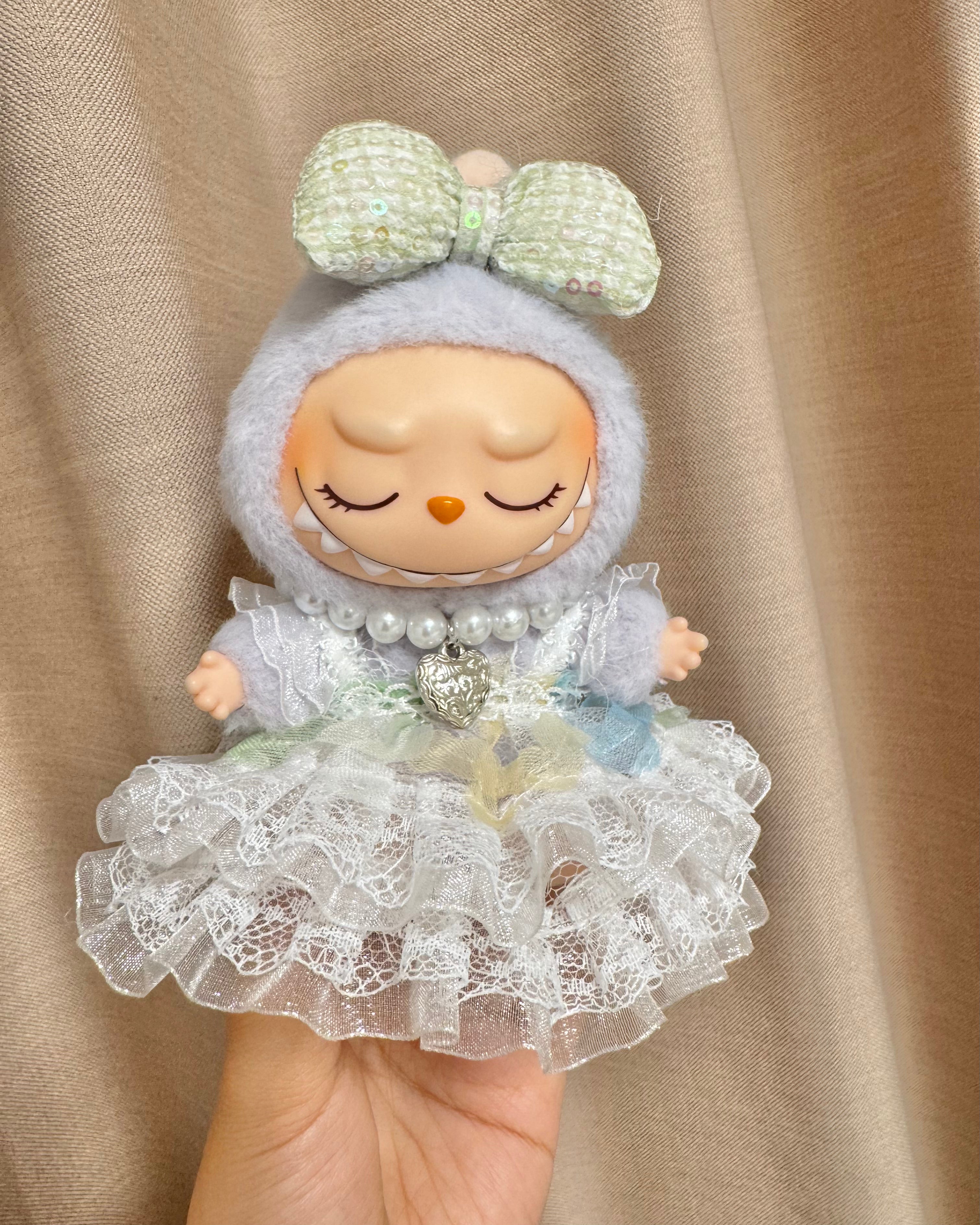 Doll Clothes - Elegant Lace Princess Dress Set Doll Outfit