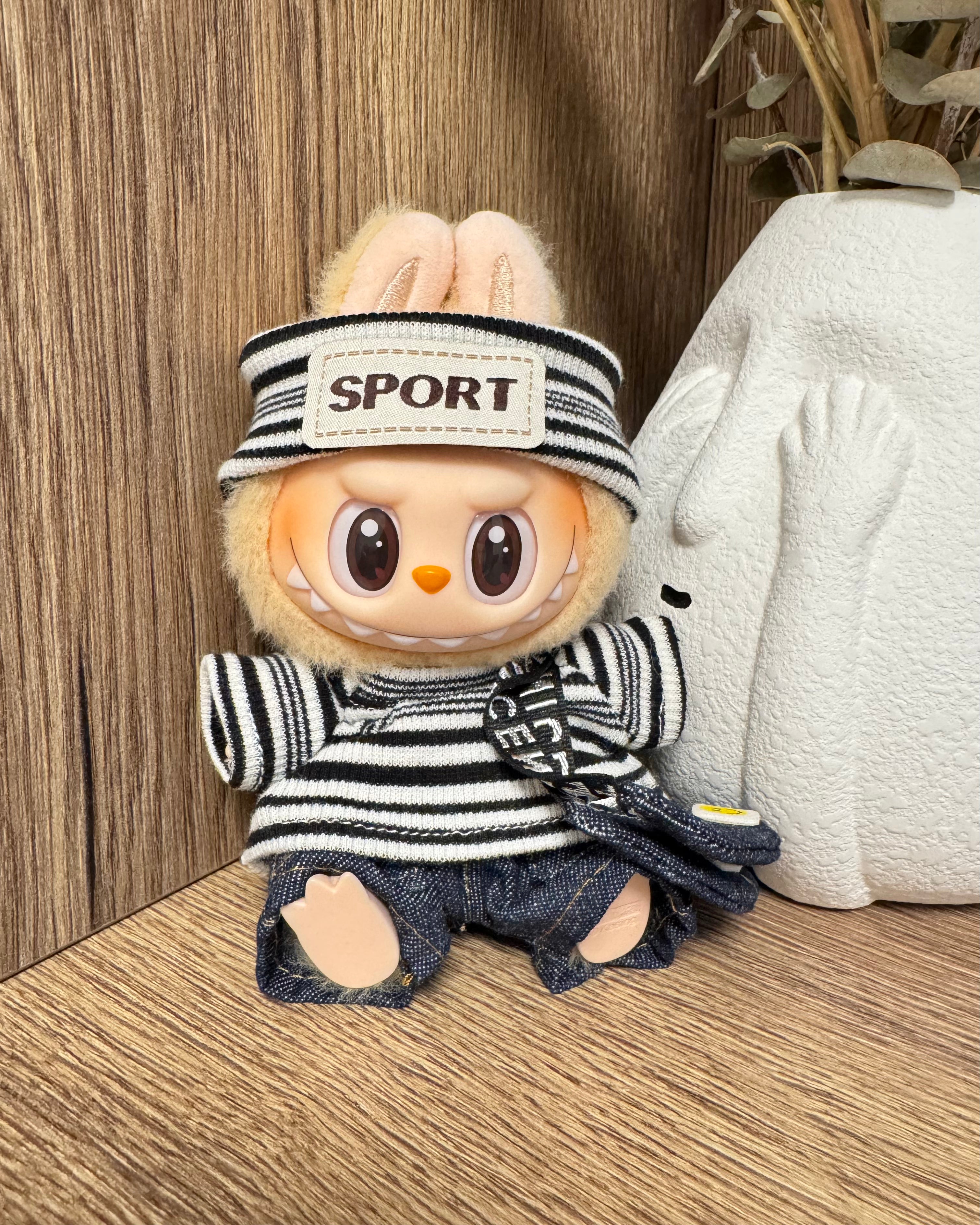 Doll Clothes - Sporty Streetwear Set with Crossbody Bag Doll Outfit