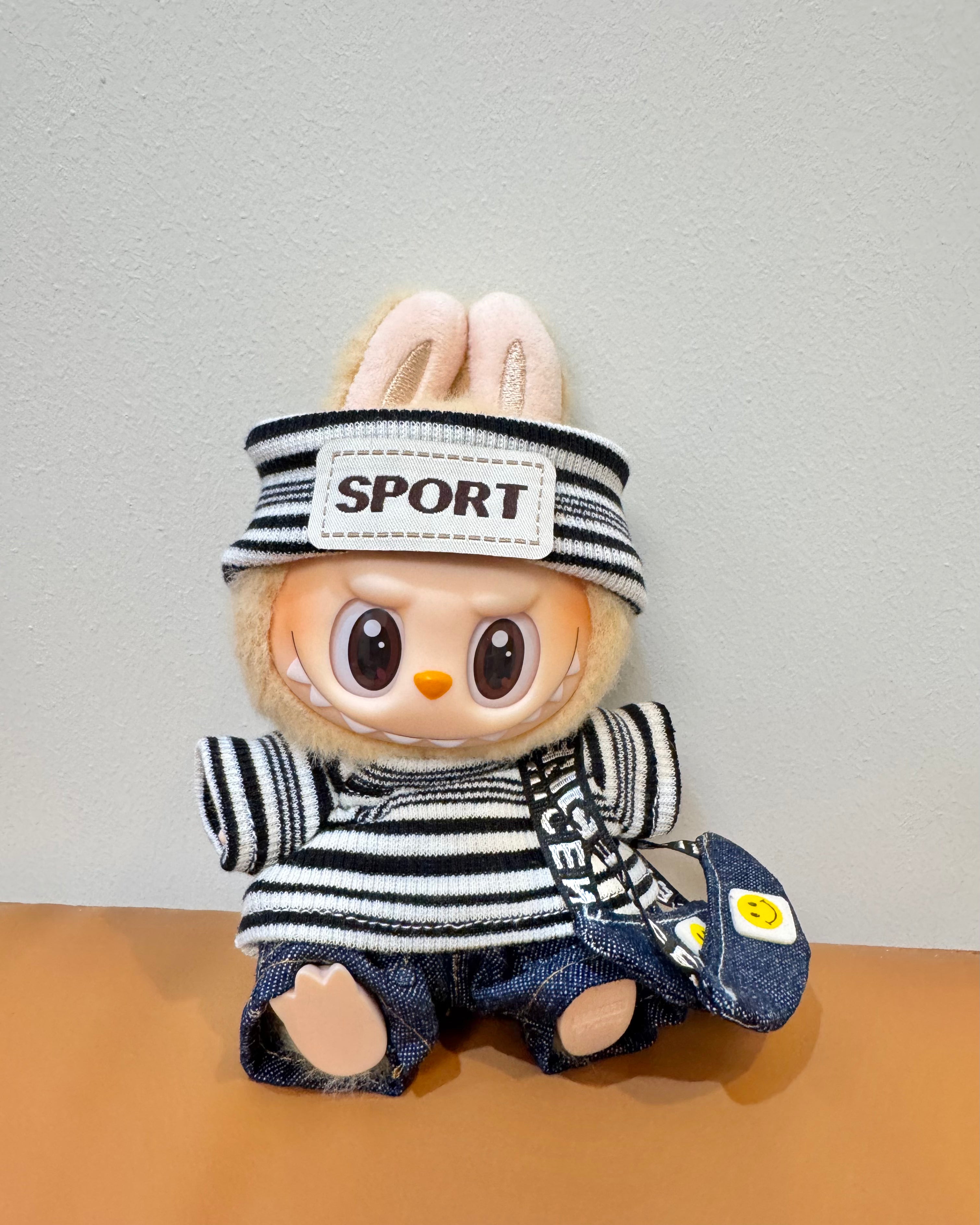 Doll Clothes - Sporty Streetwear Set with Crossbody Bag Doll Outfit