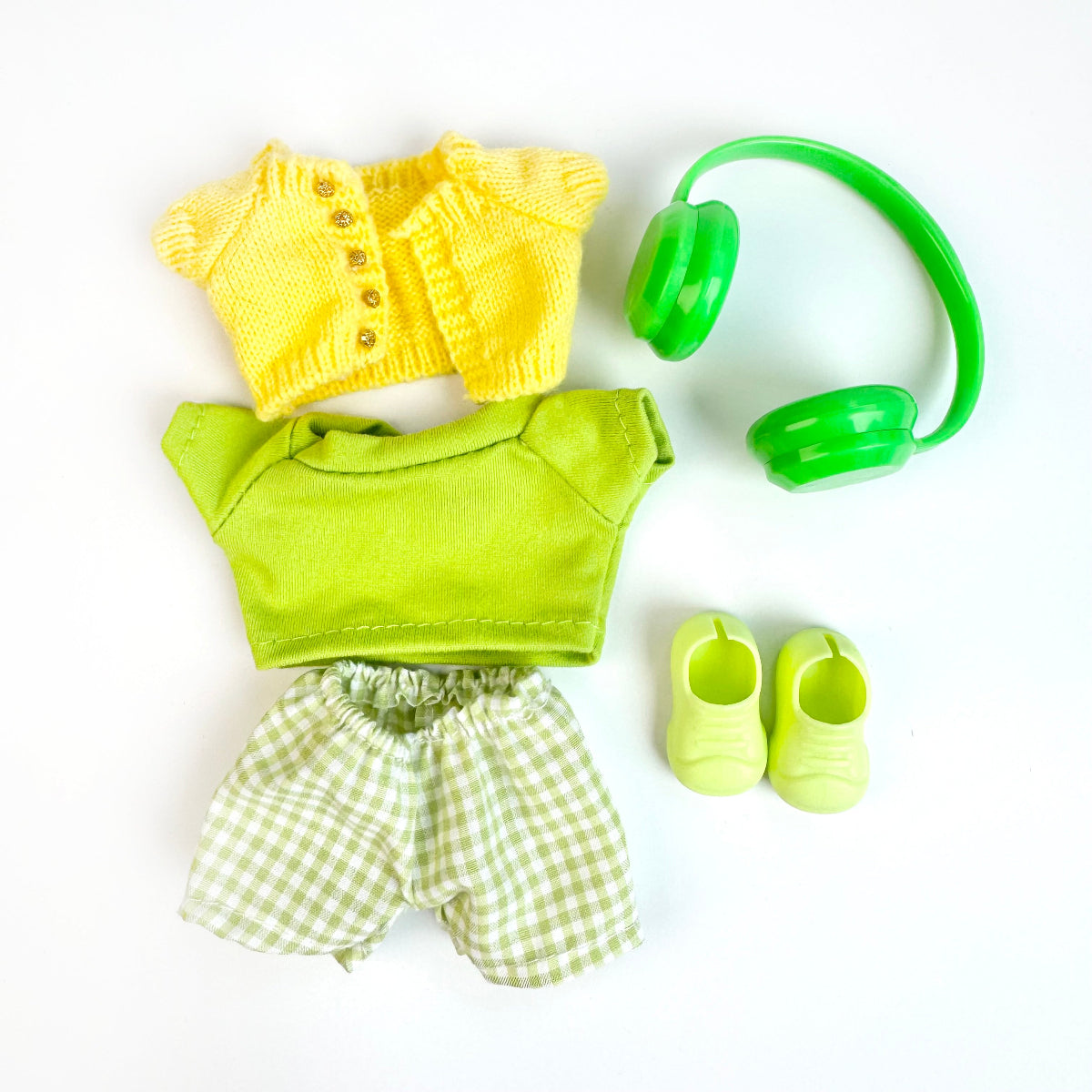Labubu Doll Clothes - Bright Color Energetic Set Doll Outfit