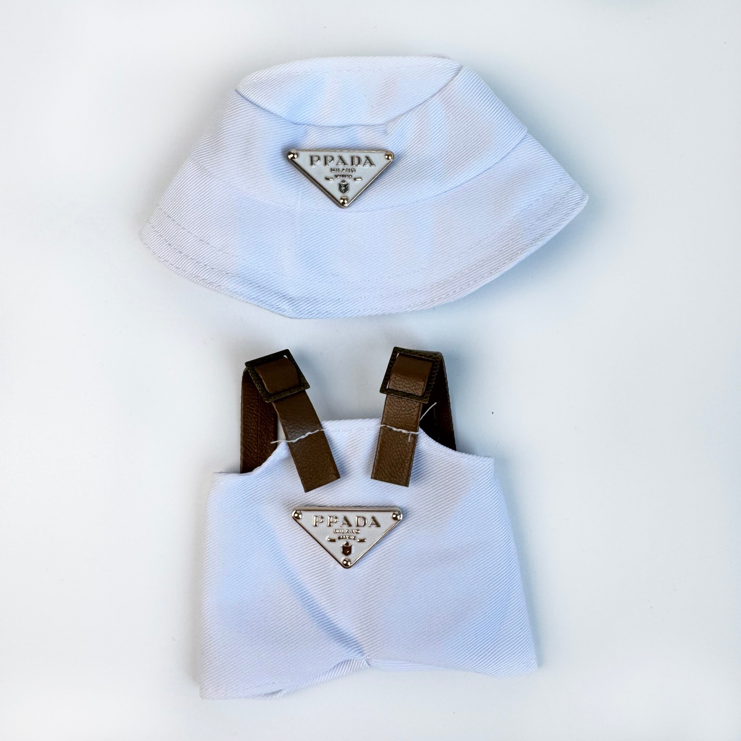 Labubu Doll Clothes - Luxury Style "PRADA" Playful Outfit Set for 17cm Dolls