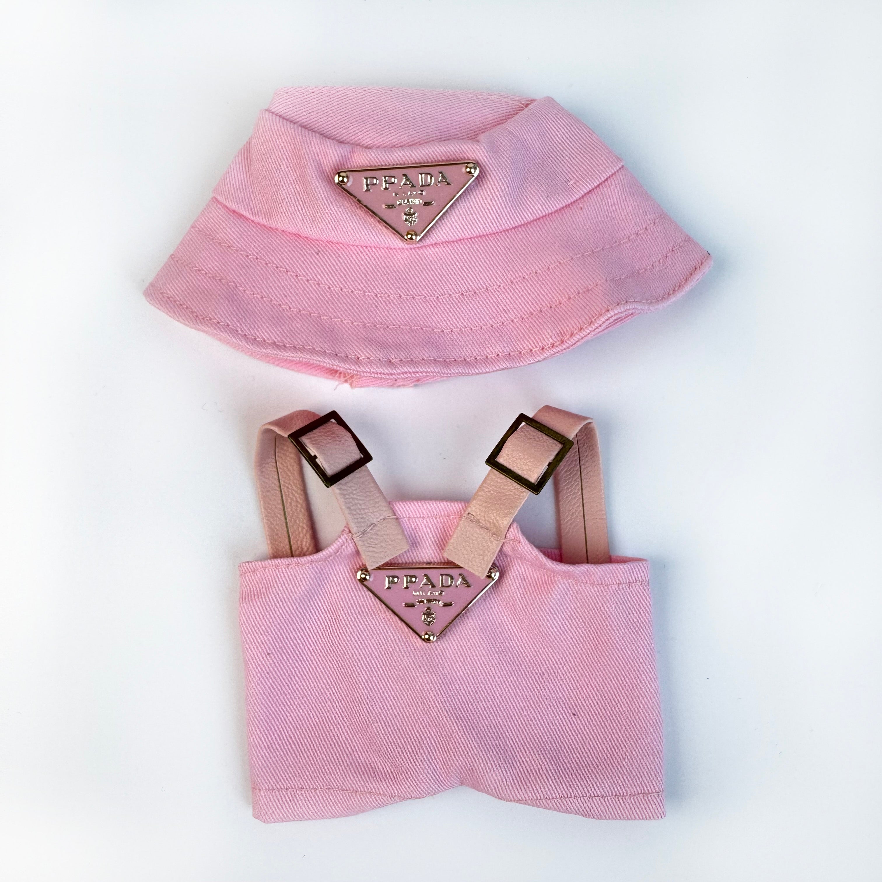 Labubu Doll Clothes - Luxury Style "PRADA" Playful Outfit Set for 17cm Dolls