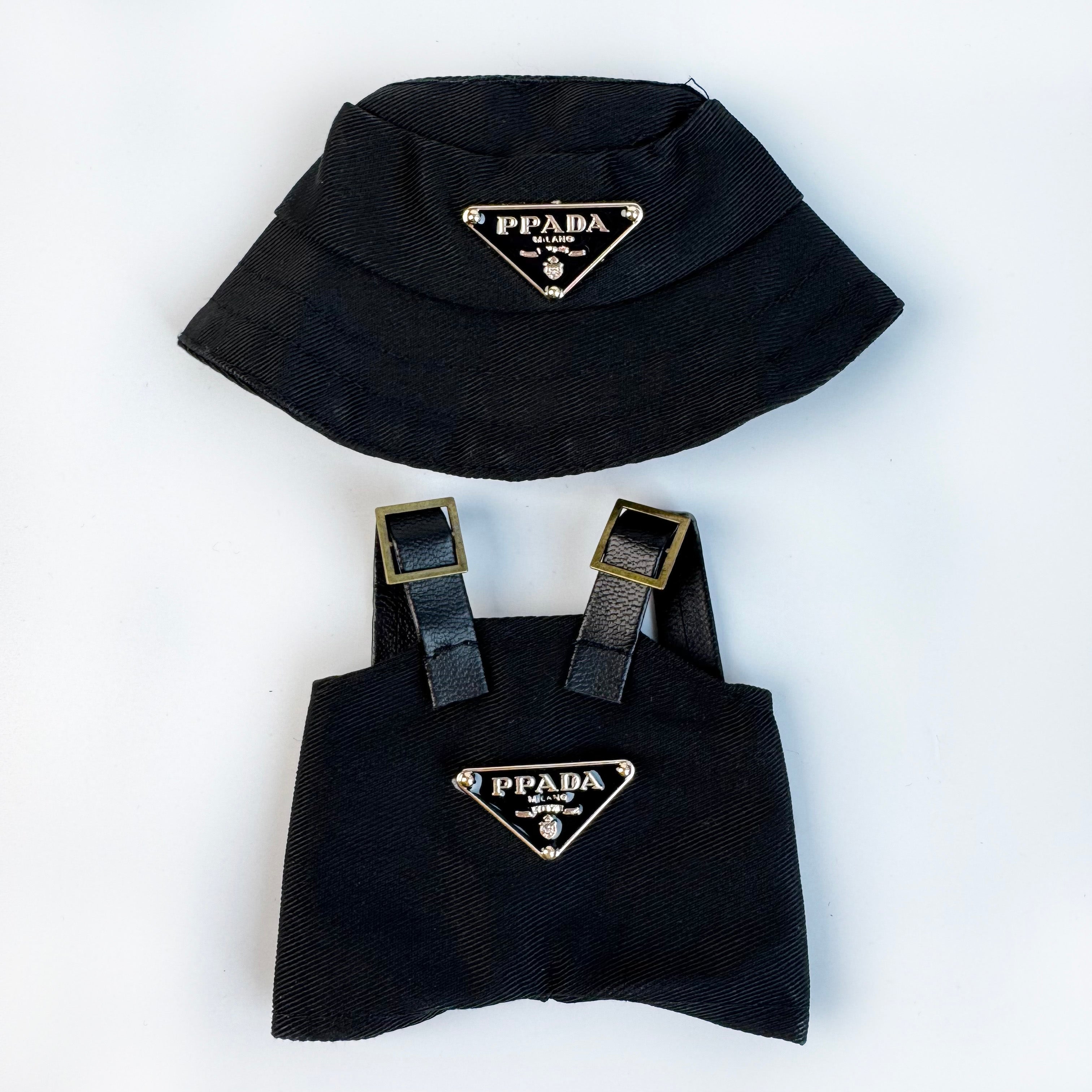 Labubu Doll Clothes - Luxury Style "PRADA" Playful Outfit Set for 17cm Dolls