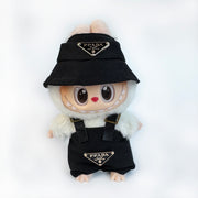Labubu Doll Clothes - Luxury Style "PRADA" Playful Outfit Set for 17cm Dolls