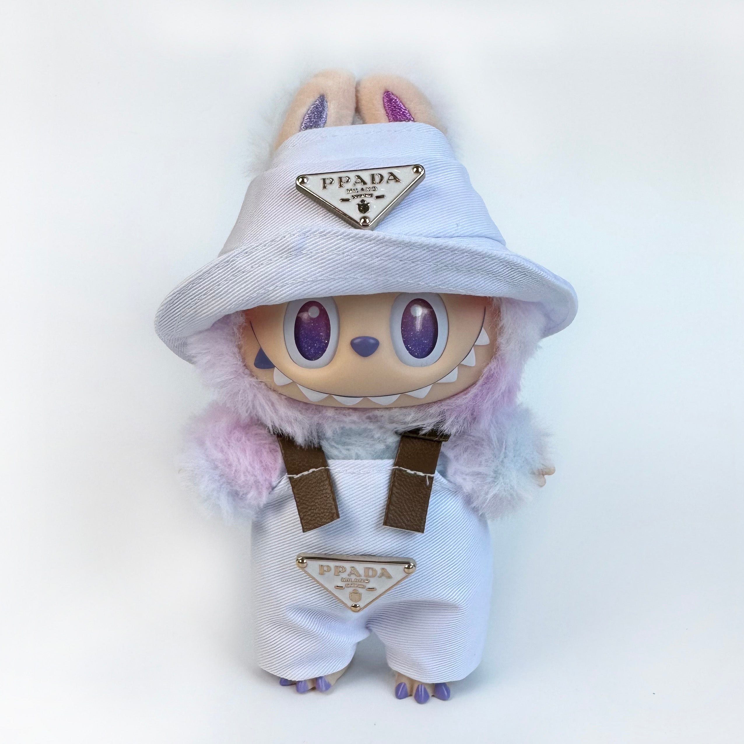 Labubu Doll Clothes - Luxury Style "PRADA" Playful Outfit Set for 17cm Dolls