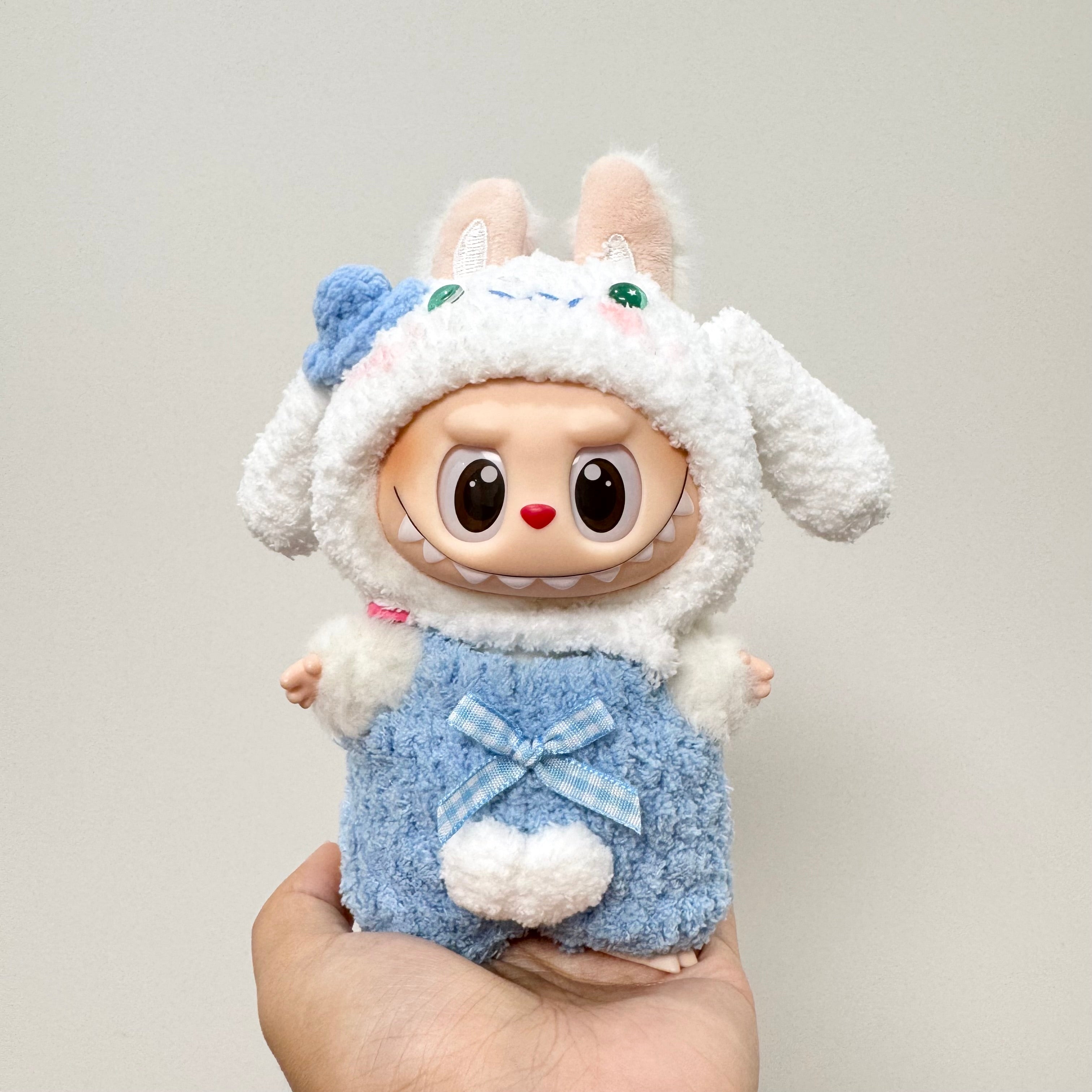 Labubu Doll Clothes Set for 6.7 Inches Dolls - Handmade Crochet Doll Outfit