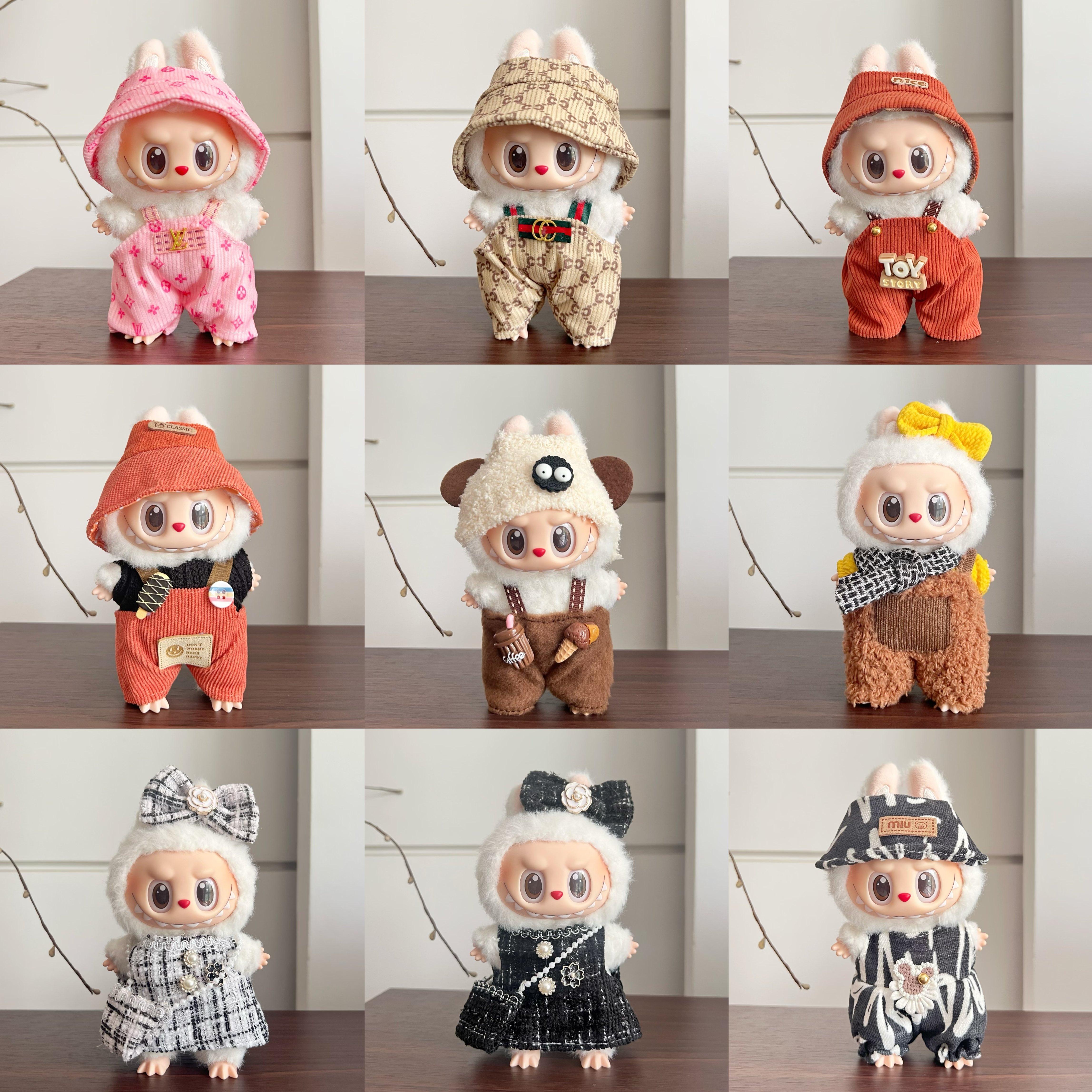 Labubu Doll Fashion Clothes Set - Suitable for 6.7 Inches Doll (No Doll)